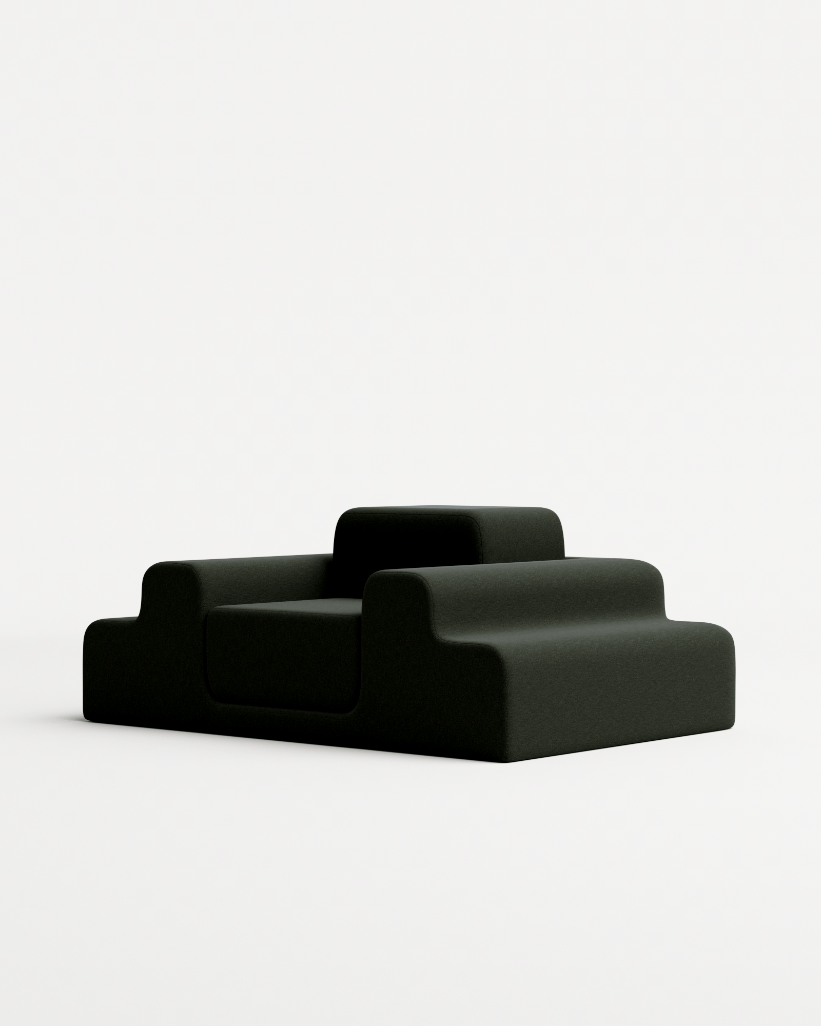 Médano by Estudio Persona, made of Velvet and , Forêt version, picture 3