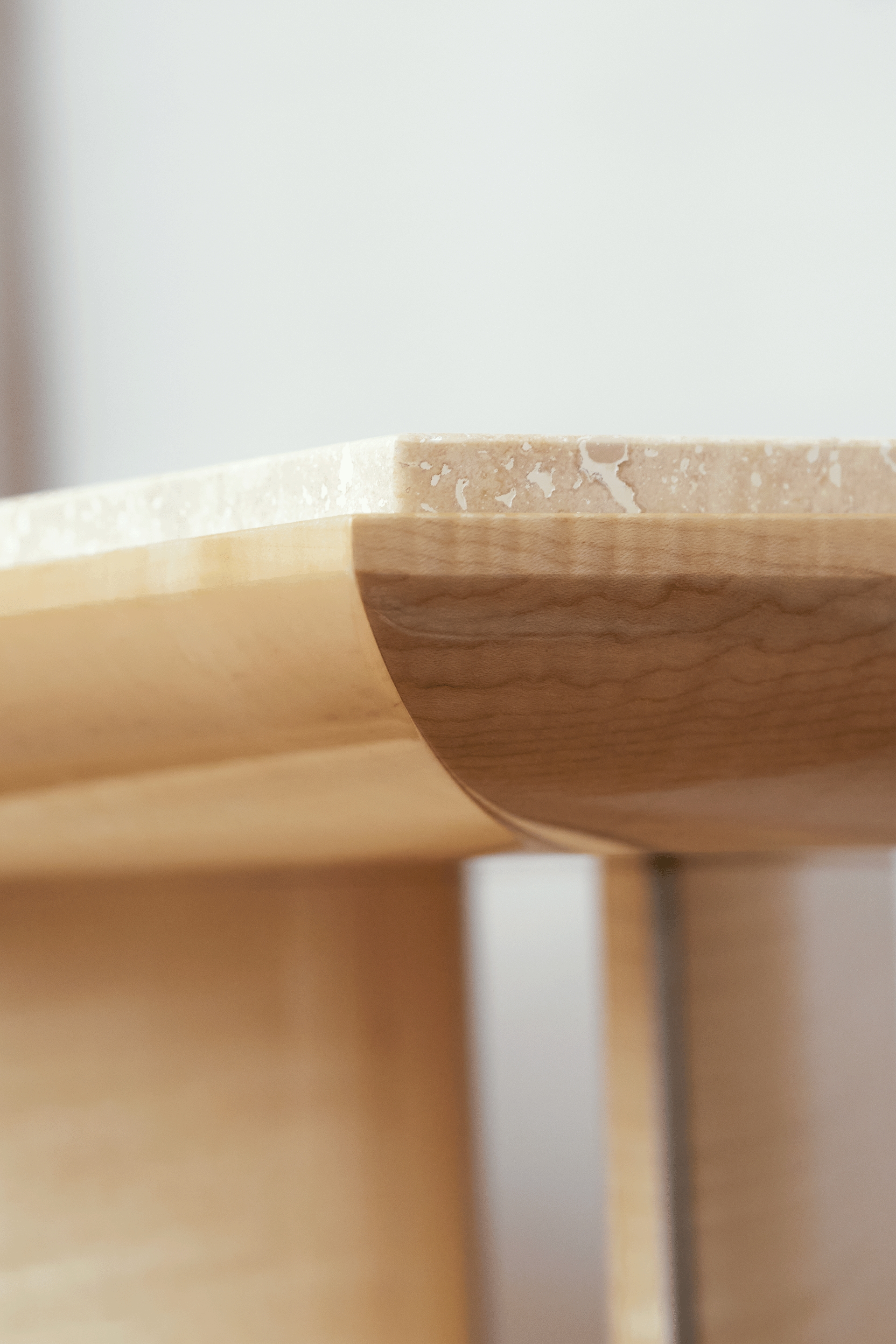 Mise En Scène by Tatjana von Stein, made of Marble and , Waved Sycamore version, picture 6
