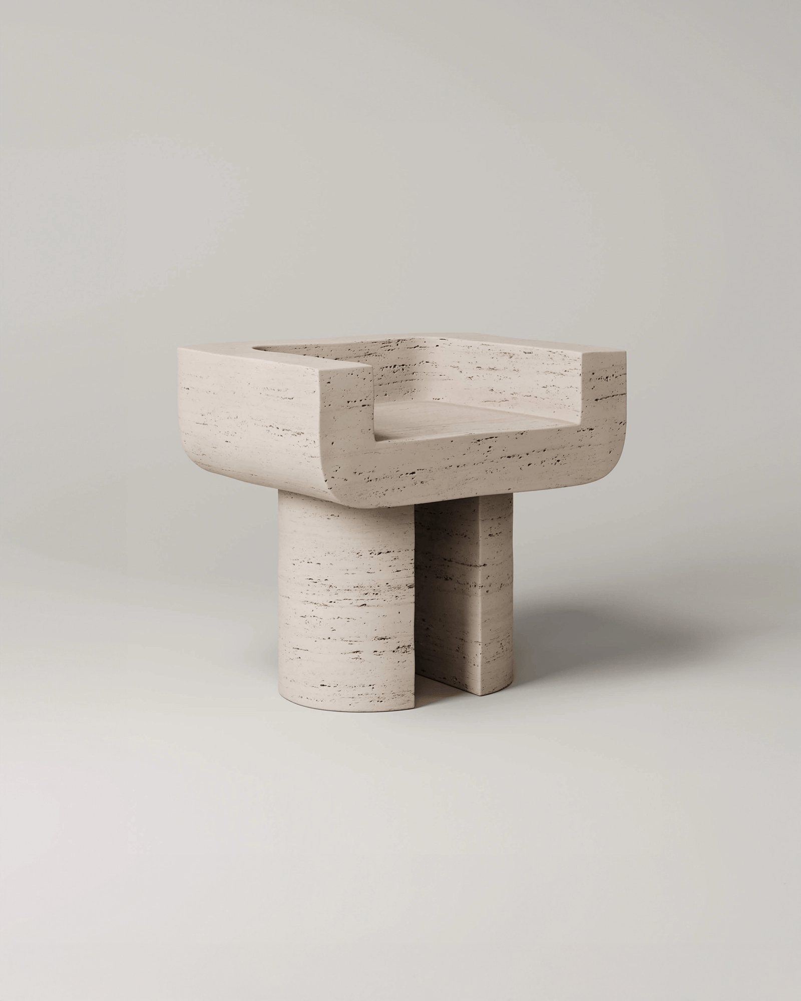 Monolith Collection by Monolith, made of Travertin and , Travertine version, picture 1