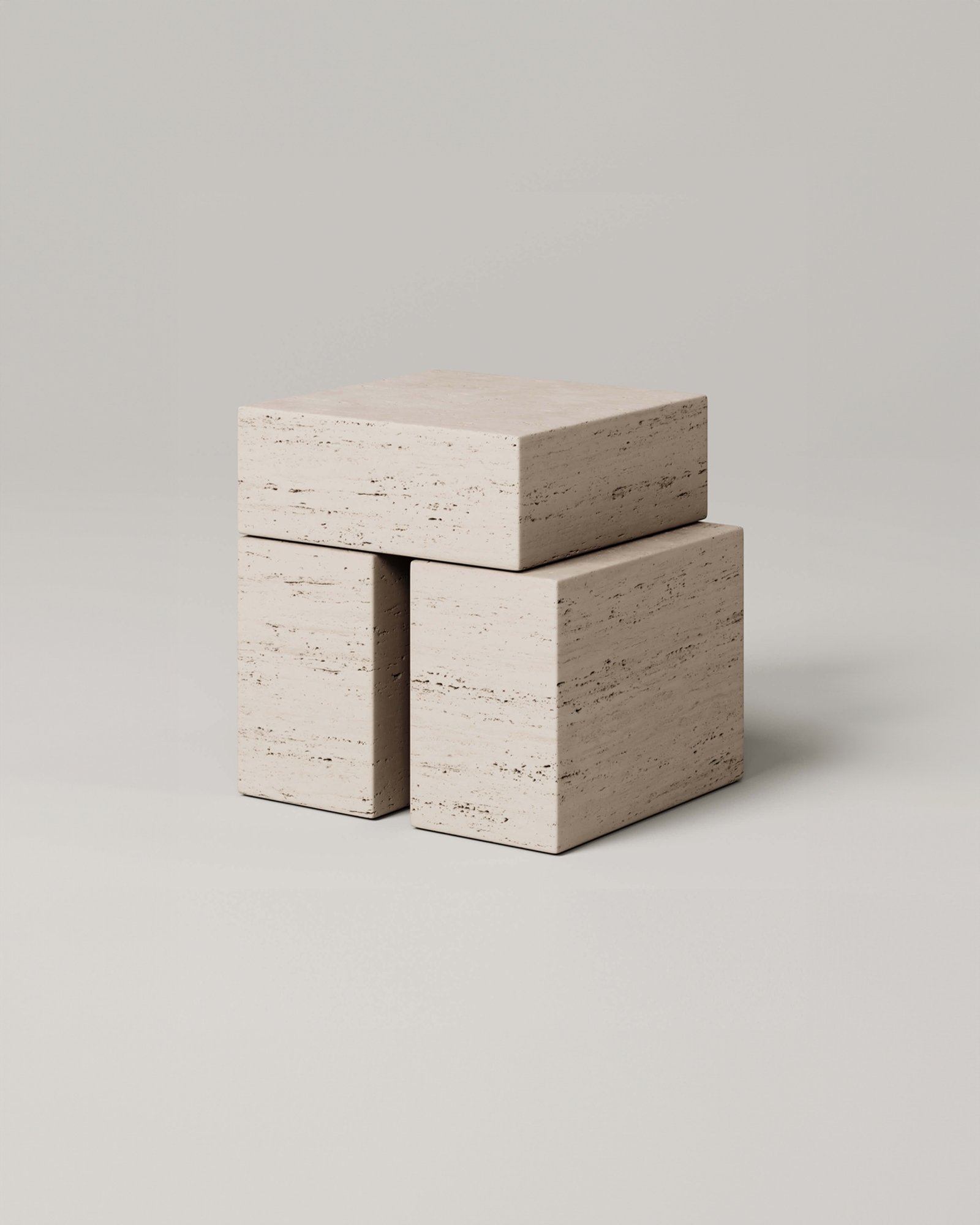 Monolith Collection by Monolith, made of Travertin and , Travertine version, picture 1