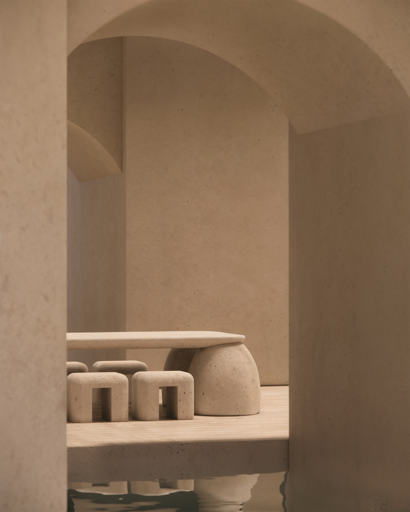 M18 Dining Table, Monolith Collection, Monolith 05