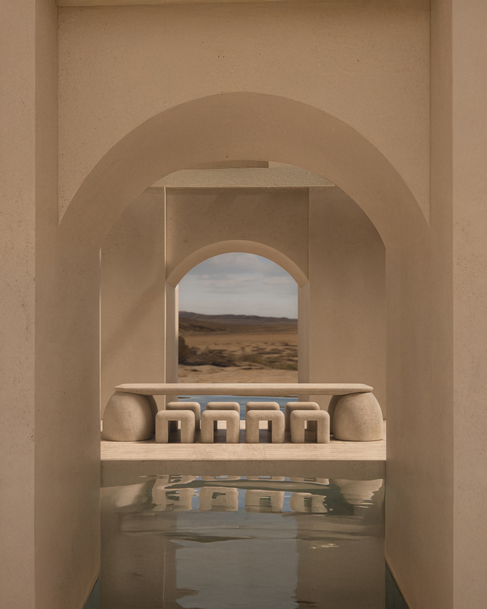 M18 Dining Table, Monolith Collection, Monolith 04