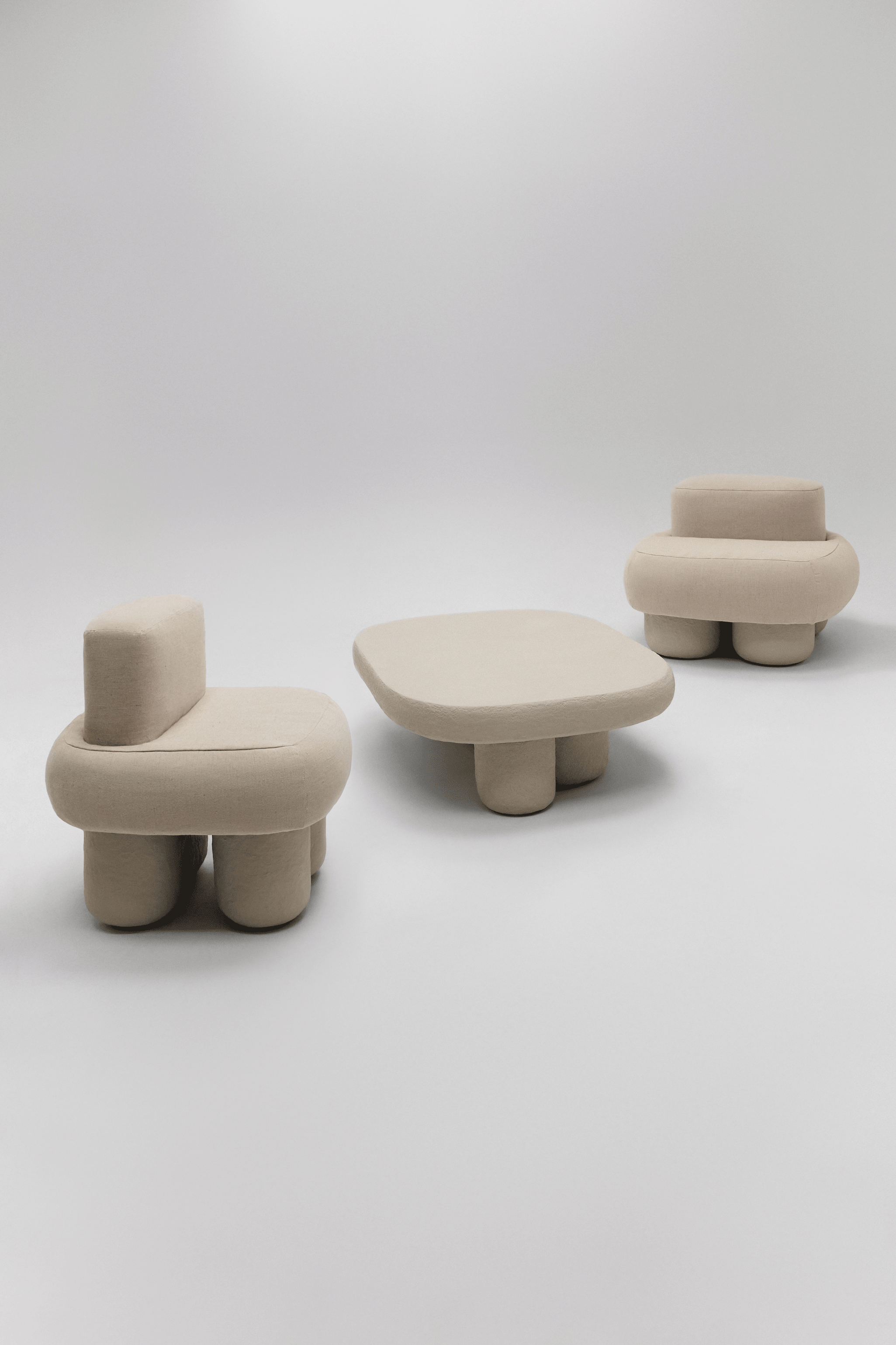 Movchun Collection by Victoria Yakusha, made of ZTISTA and textured fabric, Beige version, picture 4