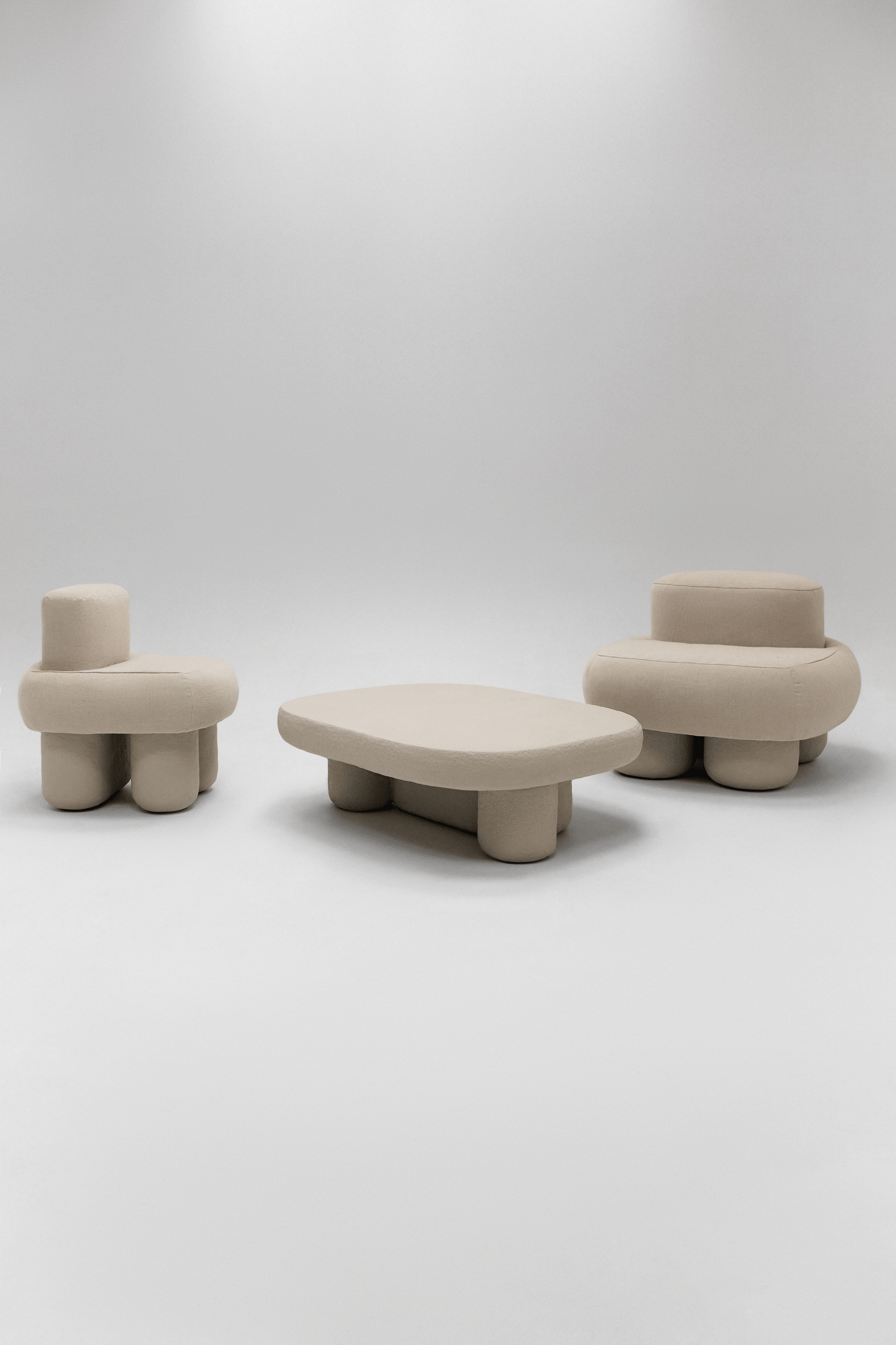 Movchun Collection by Victoria Yakusha, made of Steel and Wood, Beige version, picture 2