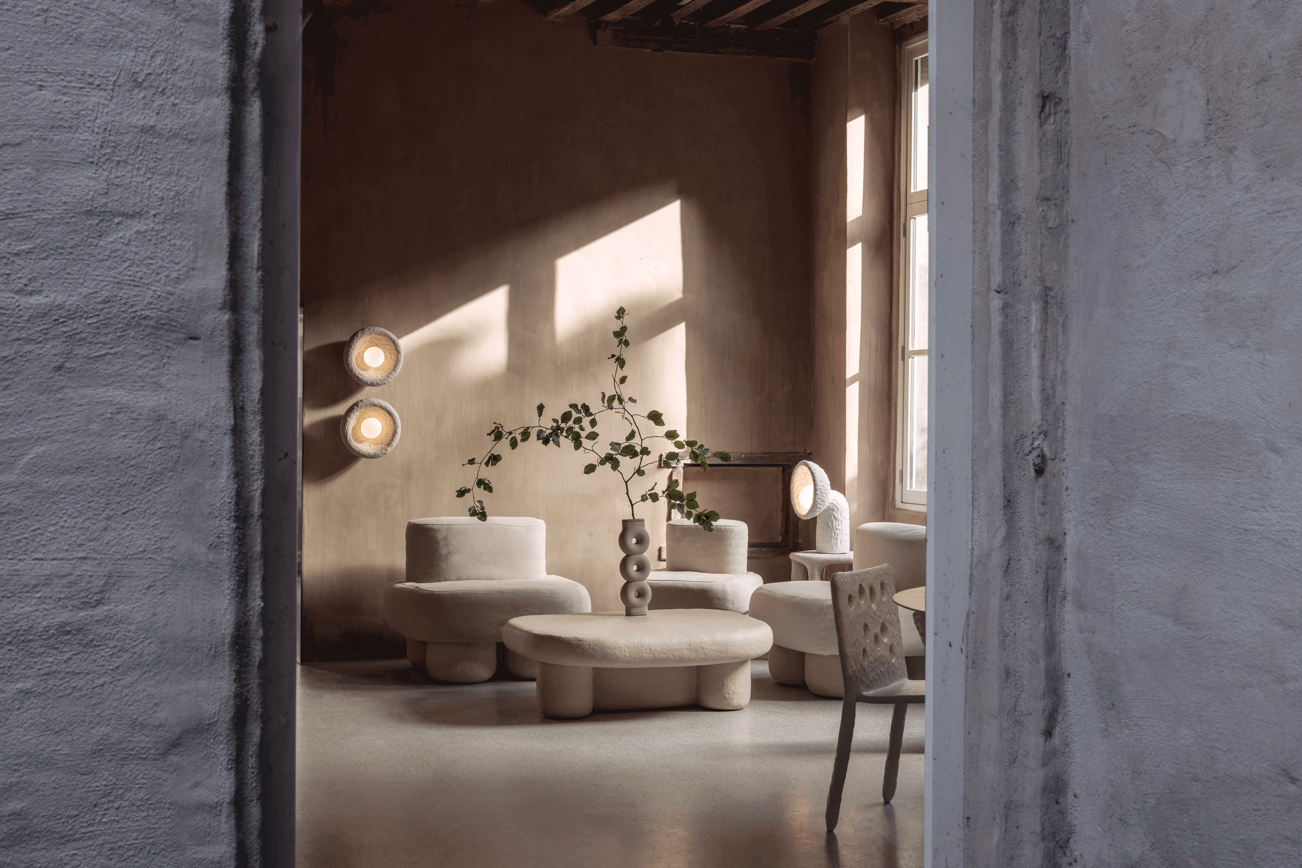 Movchun Collection by Victoria Yakusha, made of Steel and Wood, Beige version, picture 6