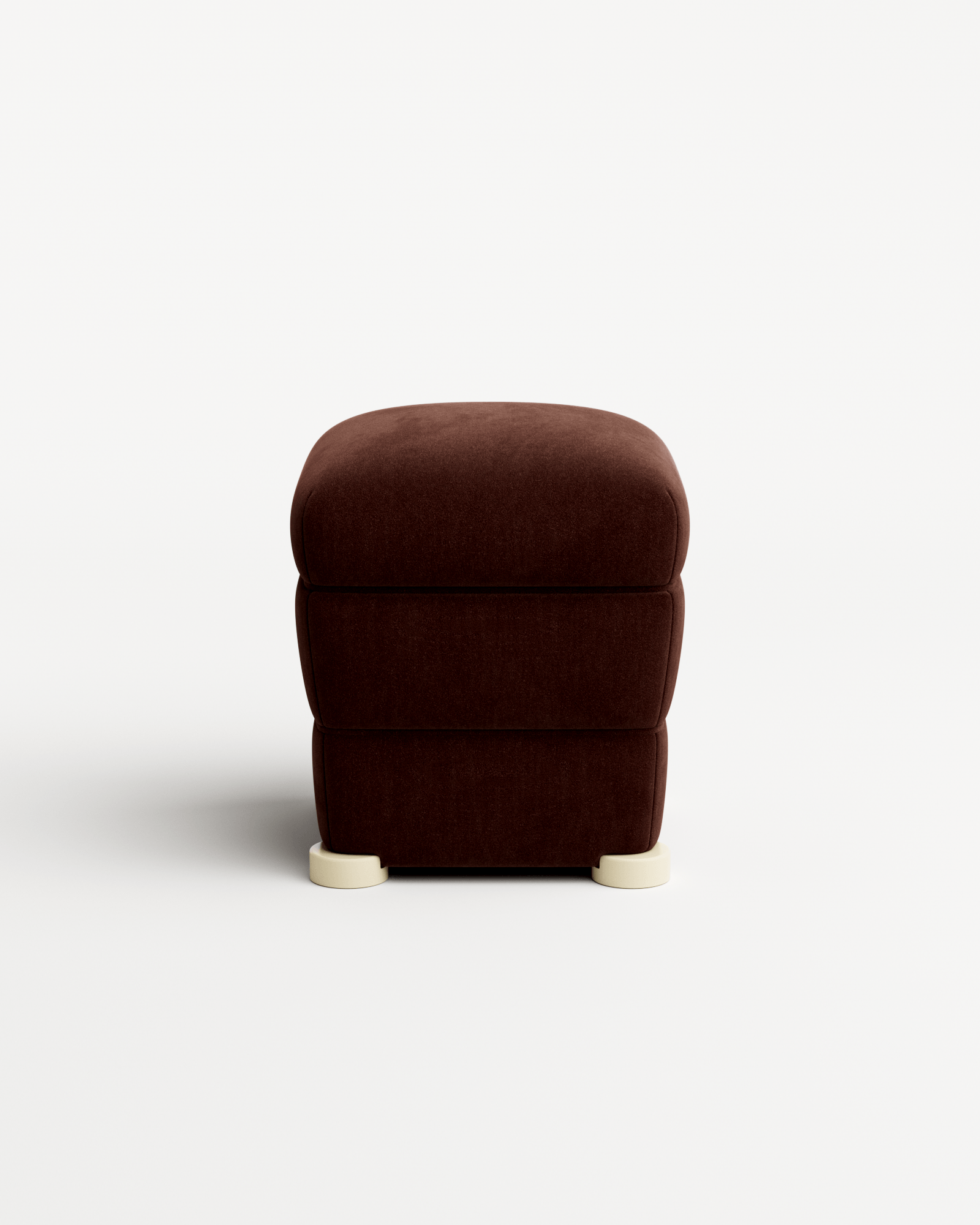 Ec8 by Necchi Architecture, made of Velvet and Wood, Burgundy version, picture 1