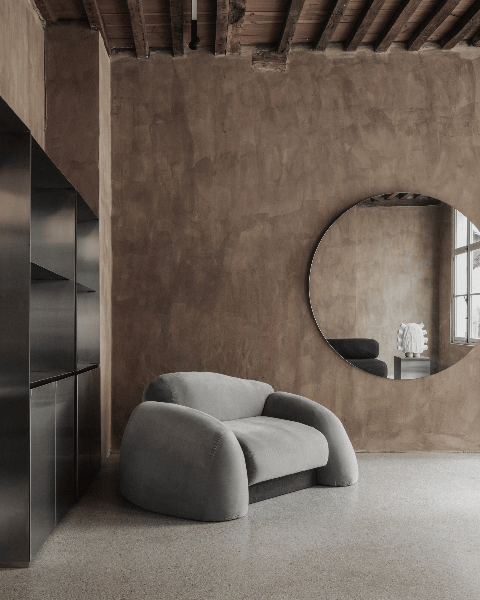 Plyn Collection by Victoria Yakusha, made of Foam and Wood, Grey version, picture 2