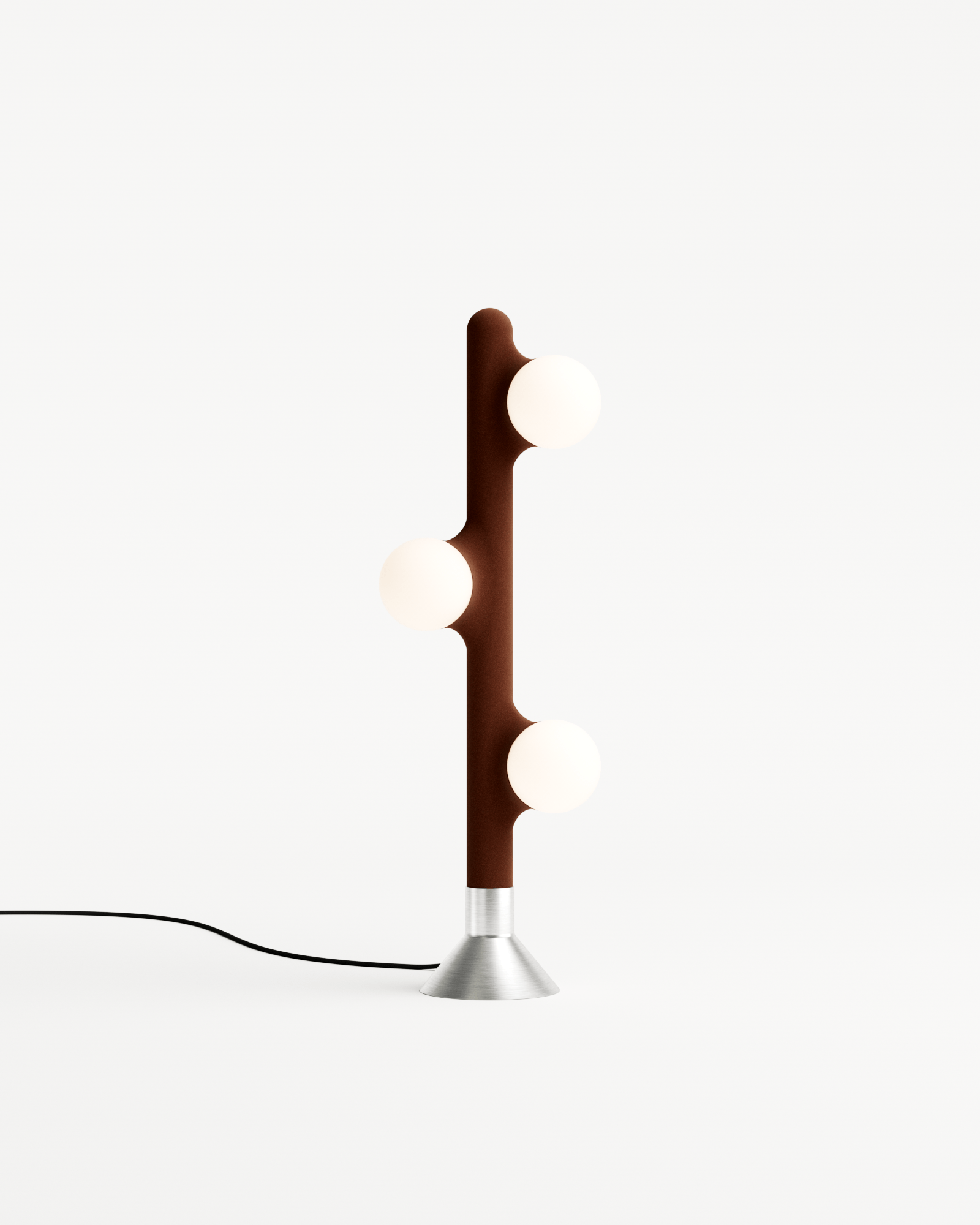 Prickly Pear by Mickael Koska, made of Aluminium and Ceramic, Brown version, picture 0