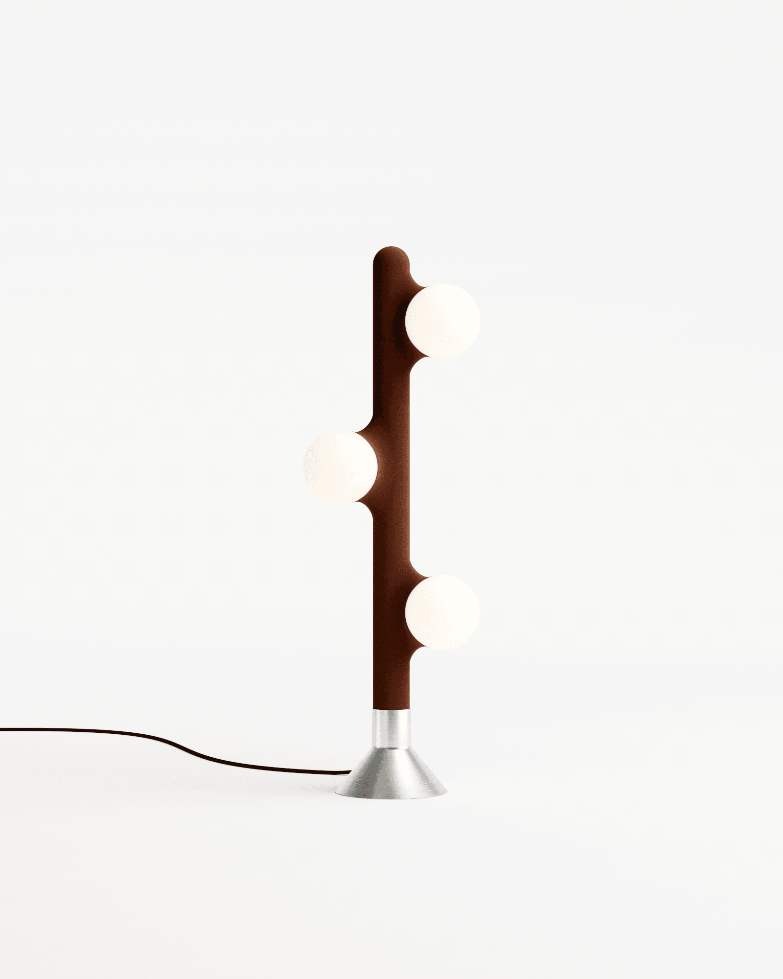 Prickly Pear by Mickael Koska, made of Aluminium and Ceramic, Brown version, picture 0