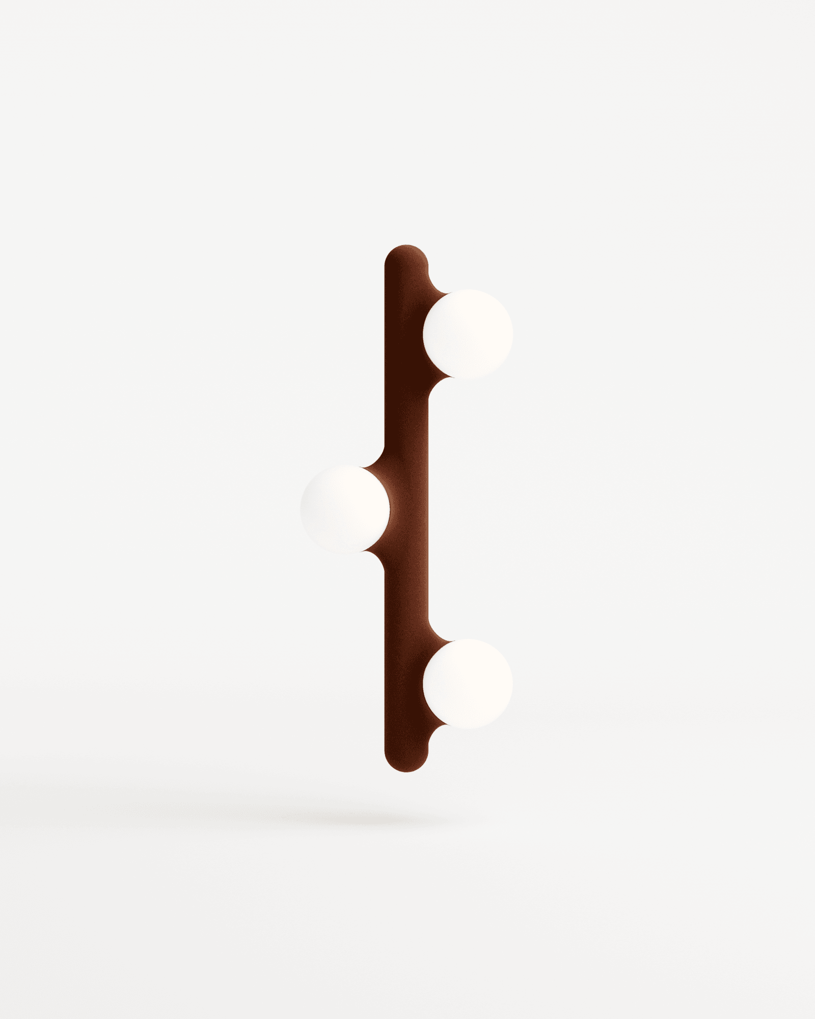 Prickly Pear by Mickael Koska, made of Aluminium and Ceramic, Brown version, picture 0