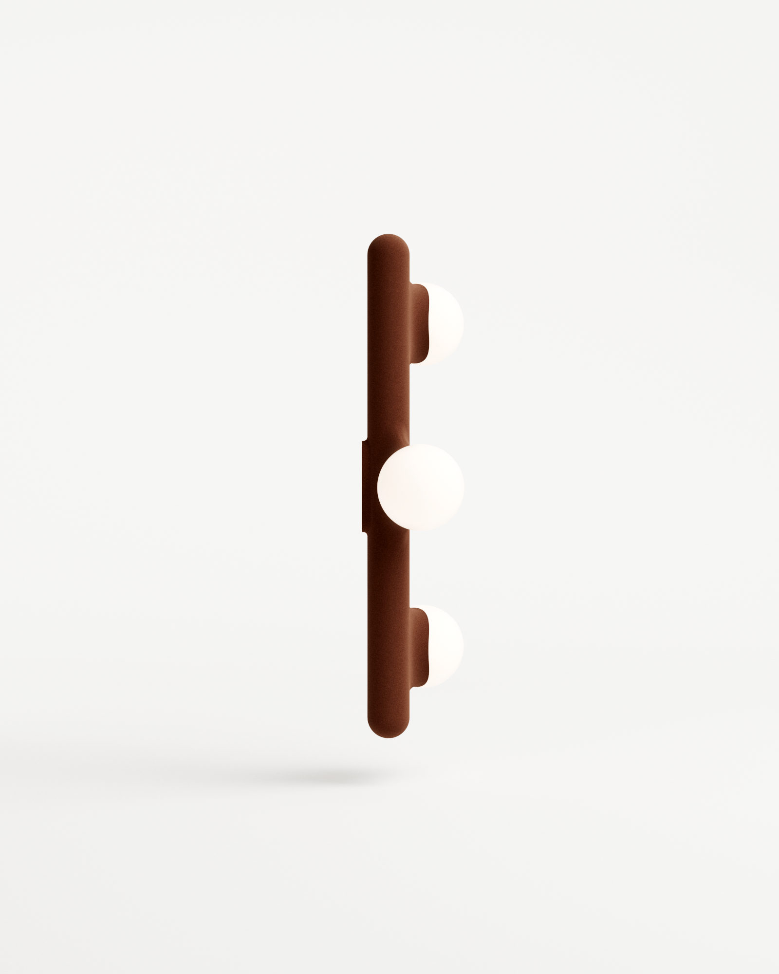 Prickly Pear by Mickael Koska, made of Aluminium and Ceramic, Brown version, picture 1
