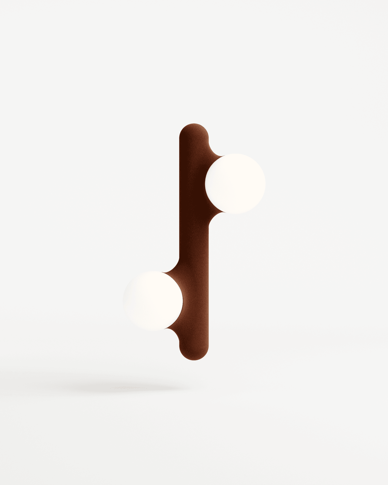 Prickly Pear by Mickael Koska, made of Aluminium and Ceramic, Brown version, picture 0
