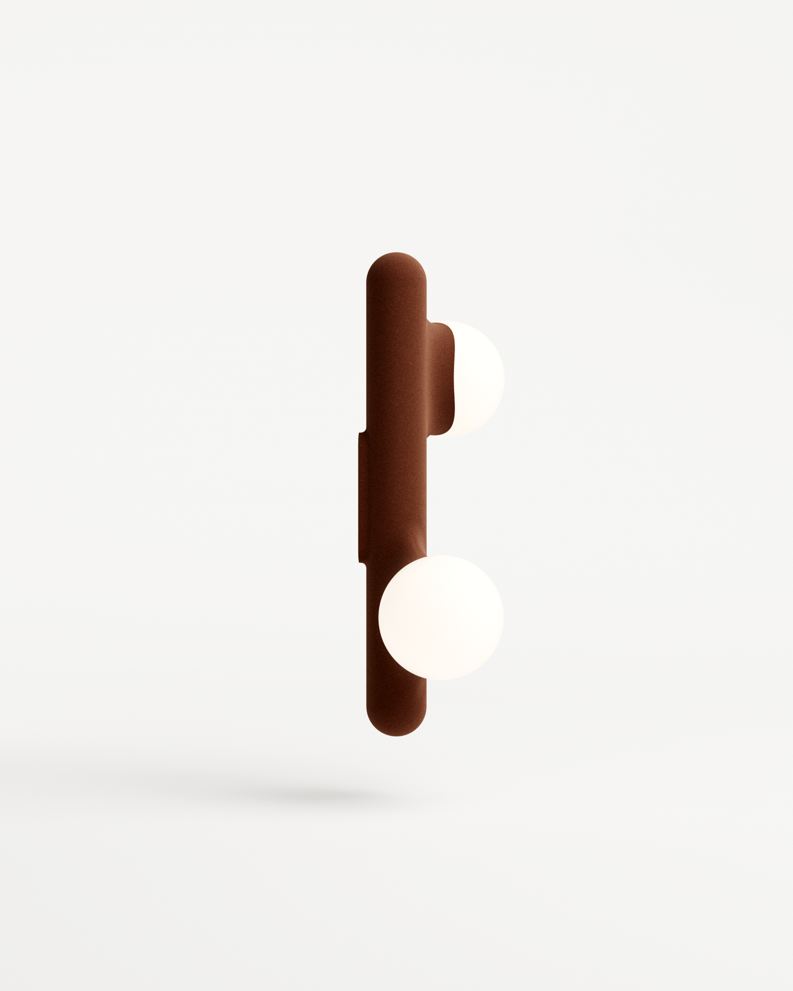 Prickly Pear by Mickael Koska, made of Aluminium and Ceramic, Brown version, picture 1