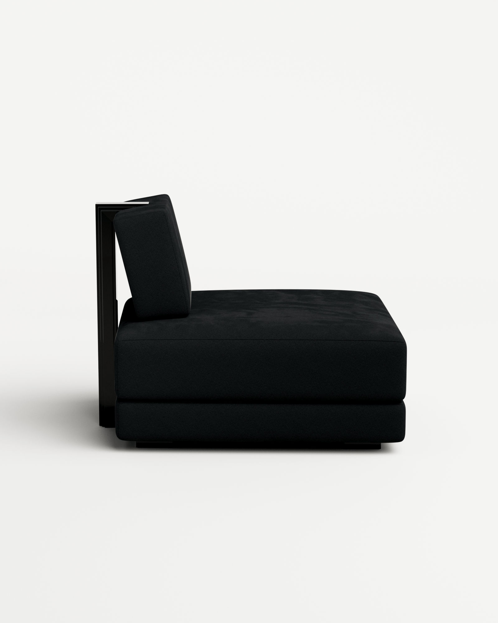 Rodez by Thomas Moisan, made of Wood and Velvet, Nero version, picture 1