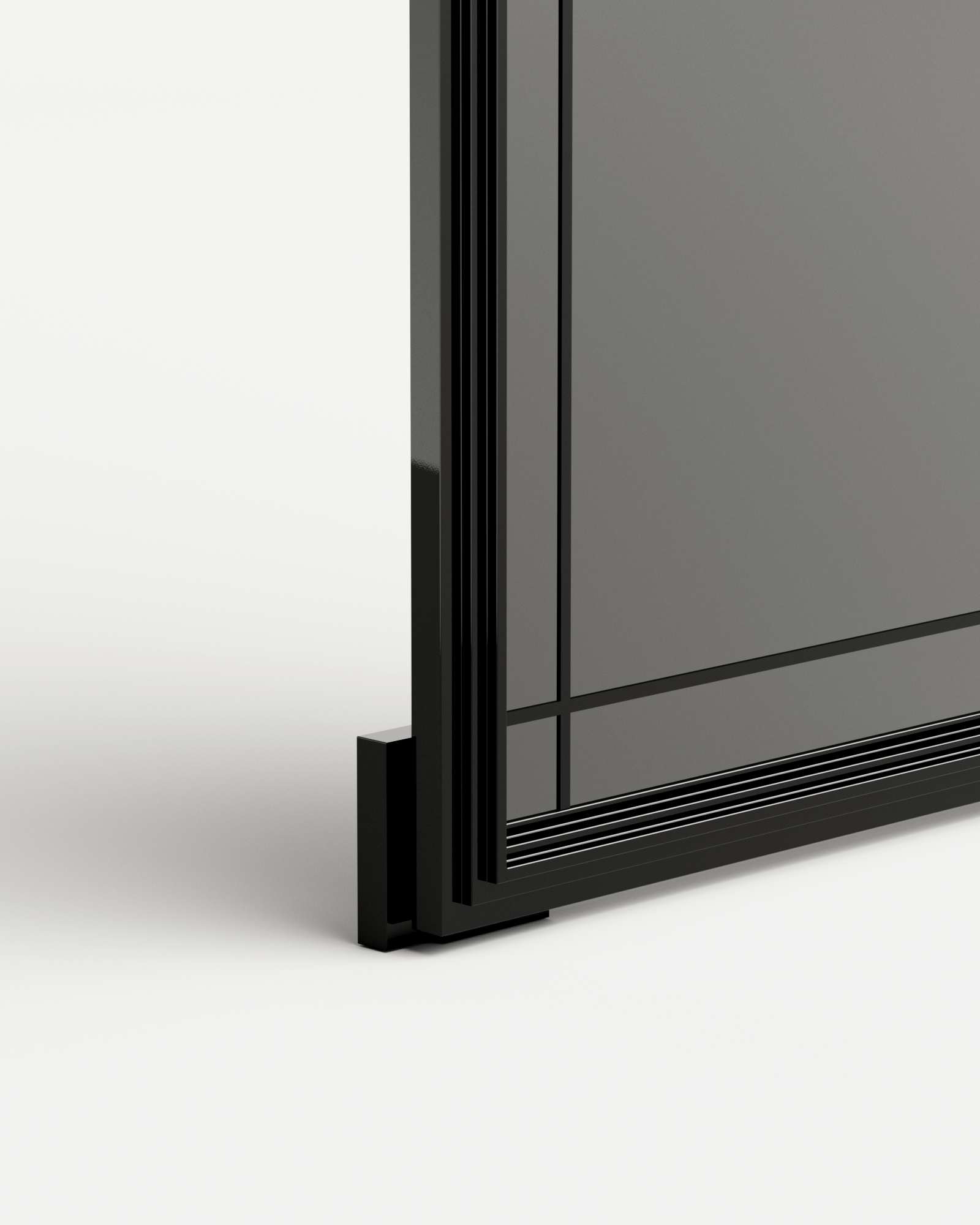 Rodez by Thomas Moisan, made of Wood and Mirror, Black version, picture 3