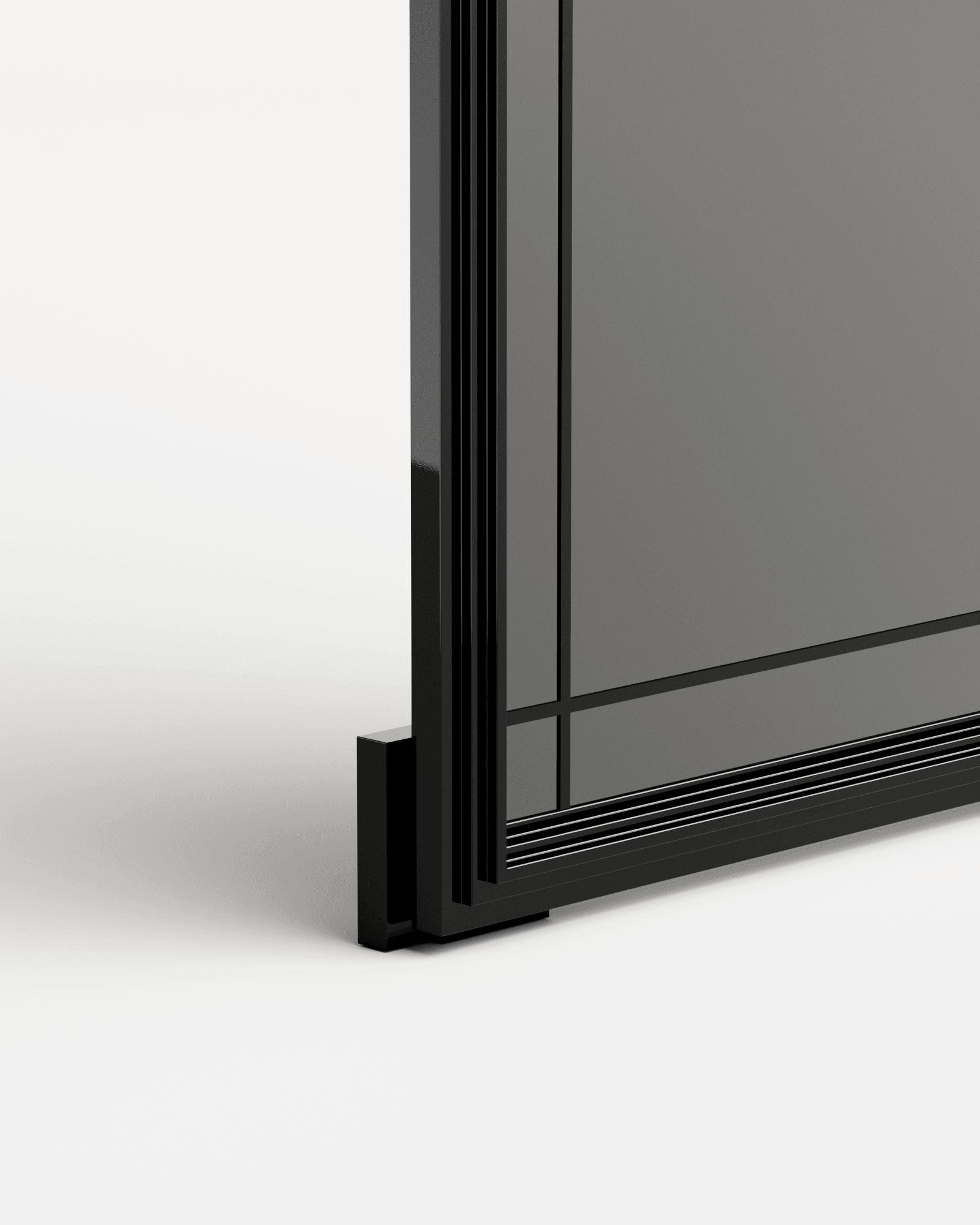 Rodez by Thomas Moisan, made of Wood and Mirror, Black version, picture 3