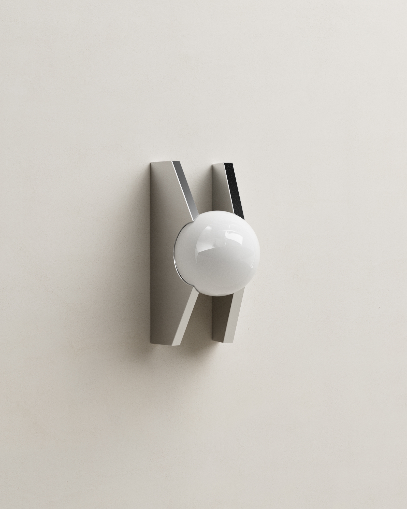 Croisière by Rudy Guénaire, made of Chrome and Aluminium, Chrome version, picture 1