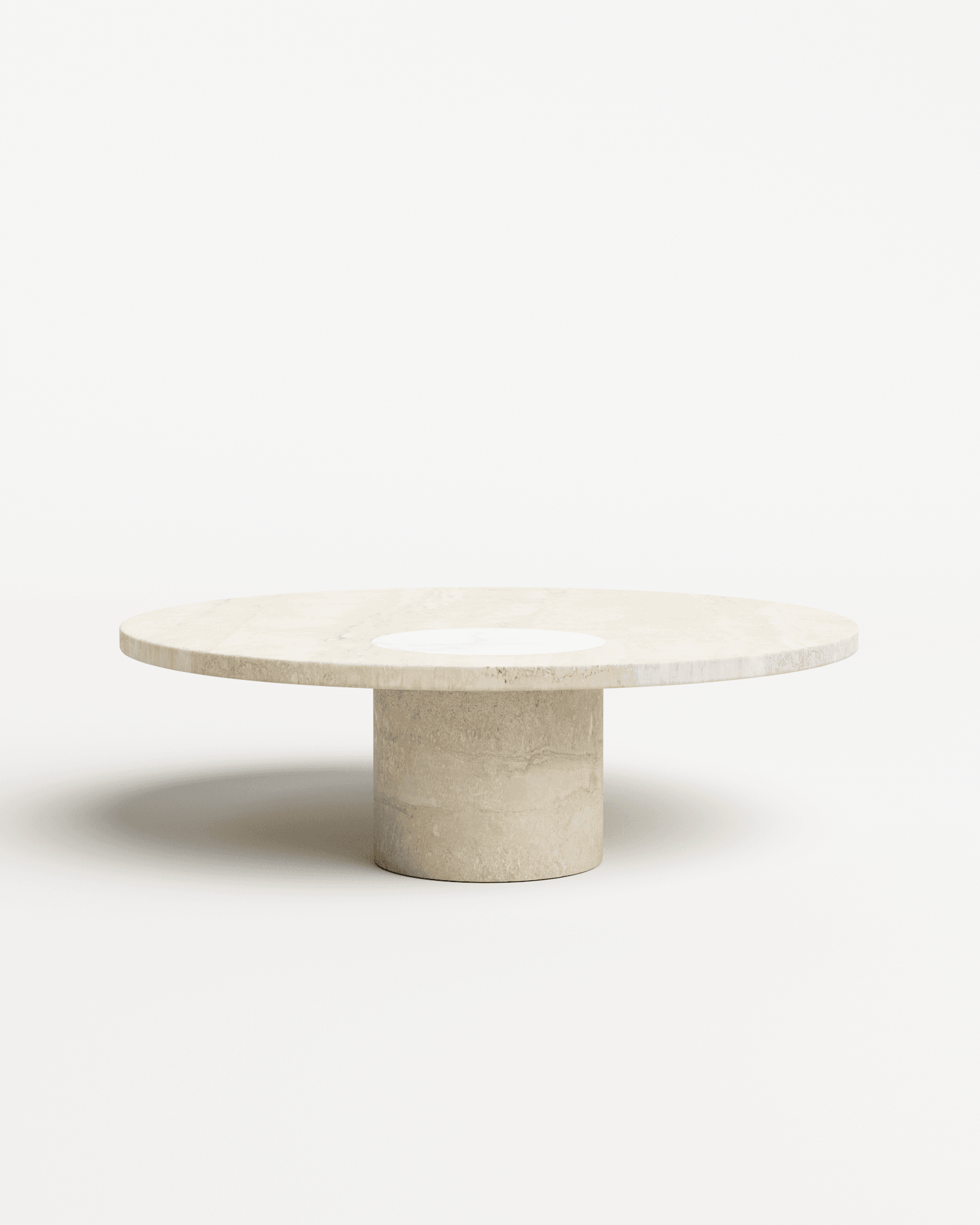 Salvante by Piotr Dabrowa, made of Travertin and Onyx, Travertine version, picture 4