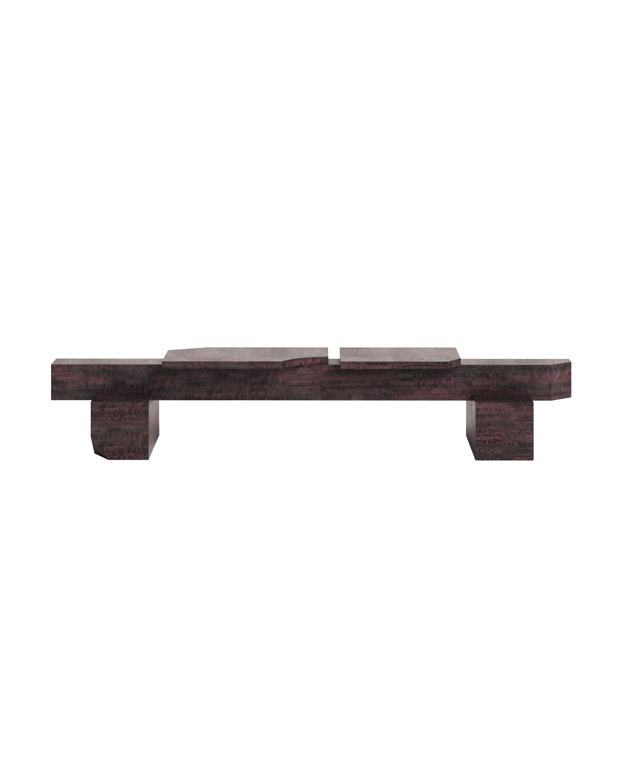 sashaxsasha Collection by Sashaxsasha, made of MDF and Wood, Burgundy Eucalyptus Veneer version, picture 0