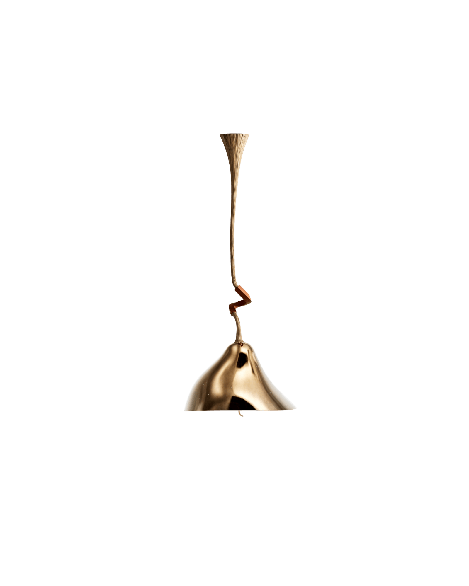 Shroom by Hamrei, made of Bronze and Glass, Polished Bronze version, picture 0