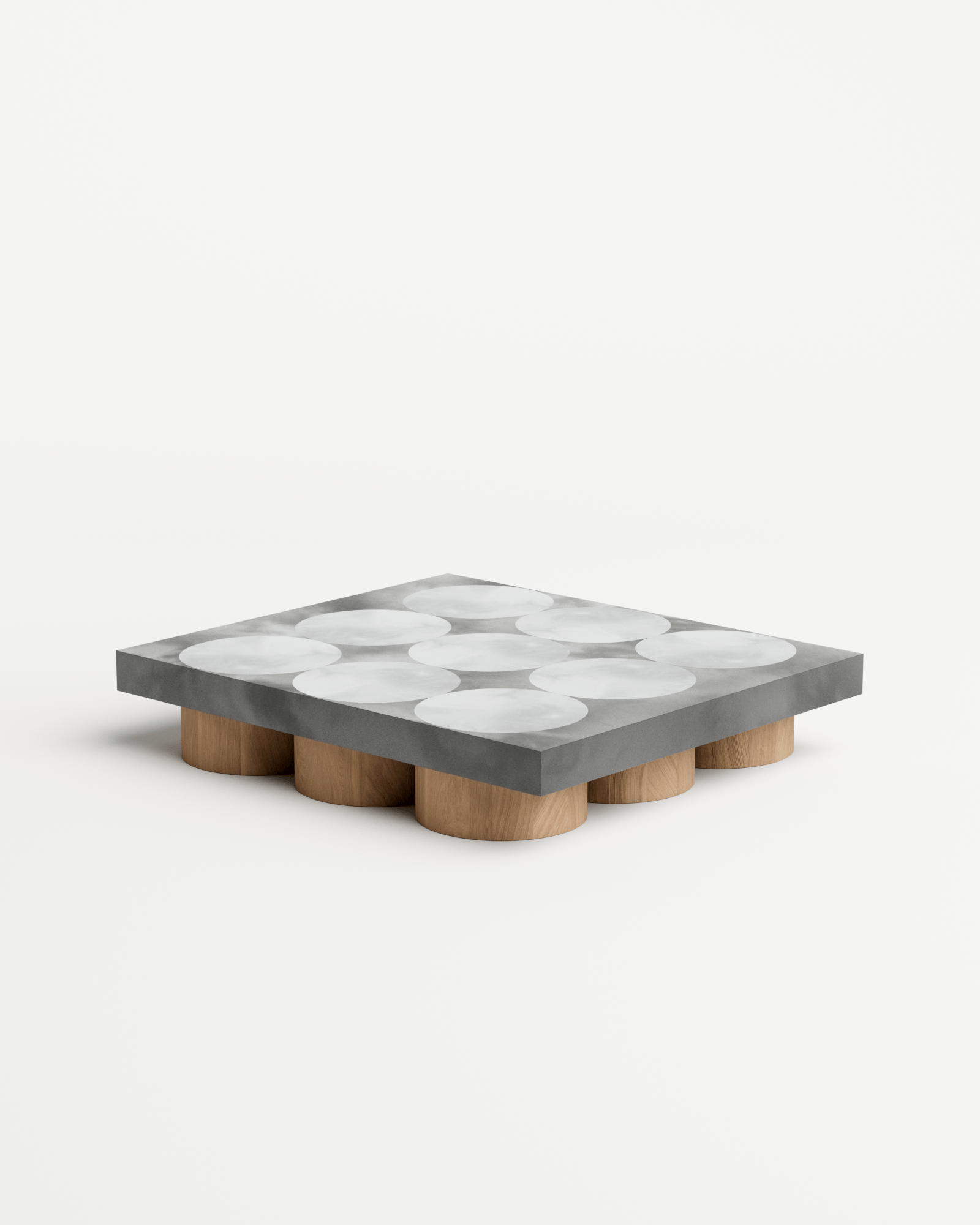 Slab by Benni Allan, made of Steel and Wood, Dark version, picture 3