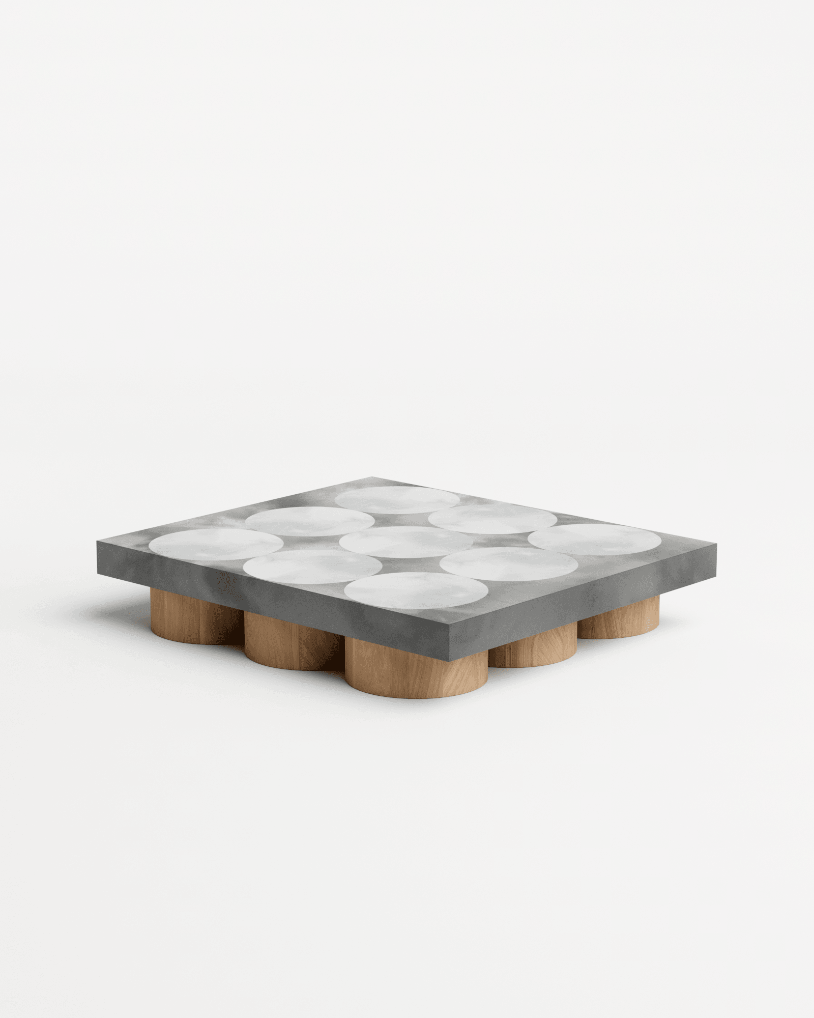 Slab by Benni Allan, made of Steel and Wood, Dark version, picture 3