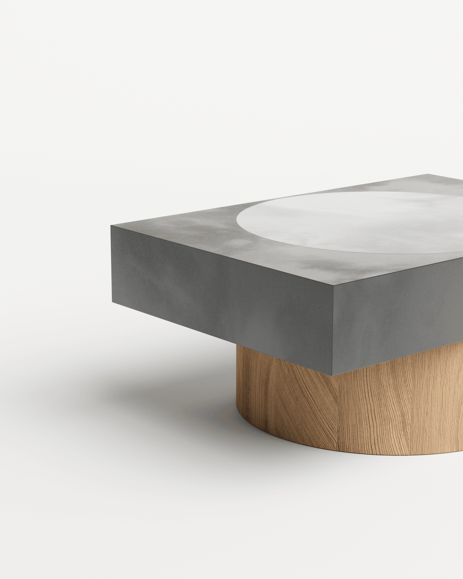 Slab by Benni Allan, made of Steel and Wood, Dark version, picture 4