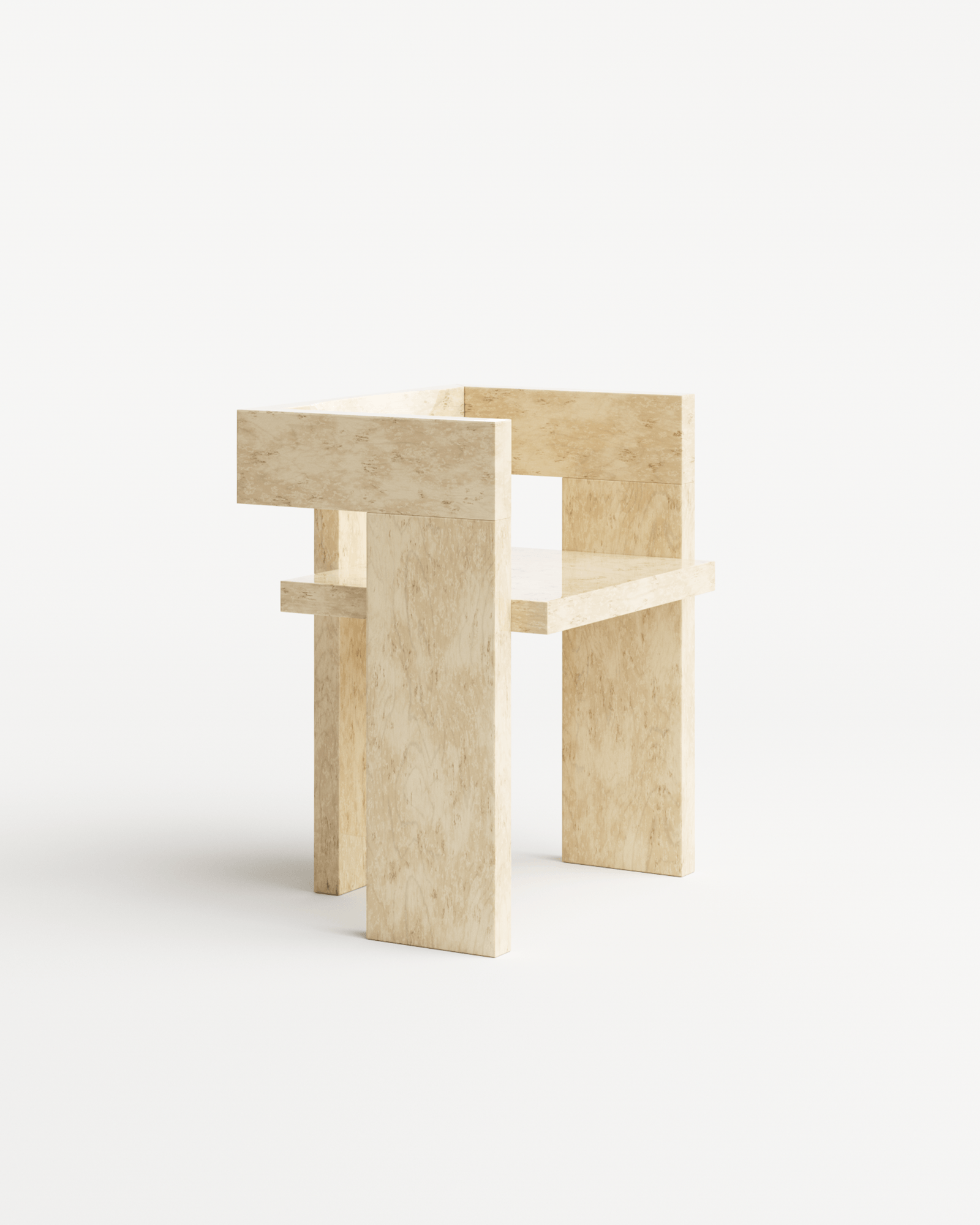 SOFT SOLID by Studioutte, made of Plywood and Burl Wood, Burl Wood version, picture 1