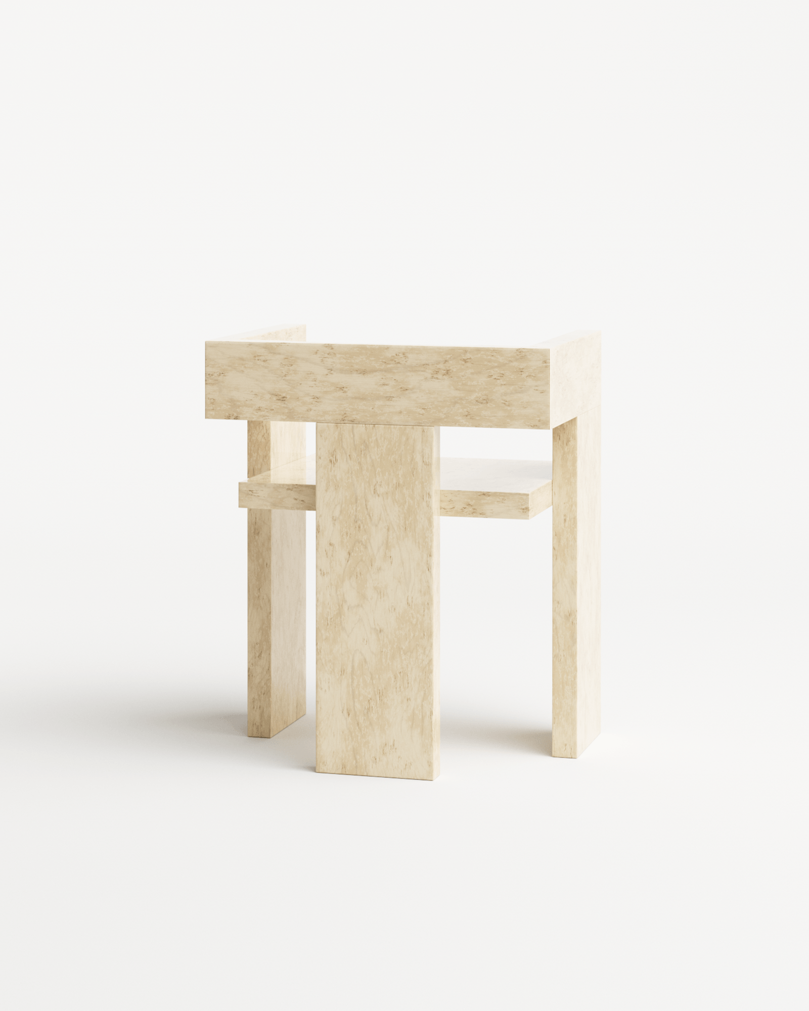 SOFT SOLID by Studioutte, made of Plywood and Burl Wood, Burl Wood version, picture 2