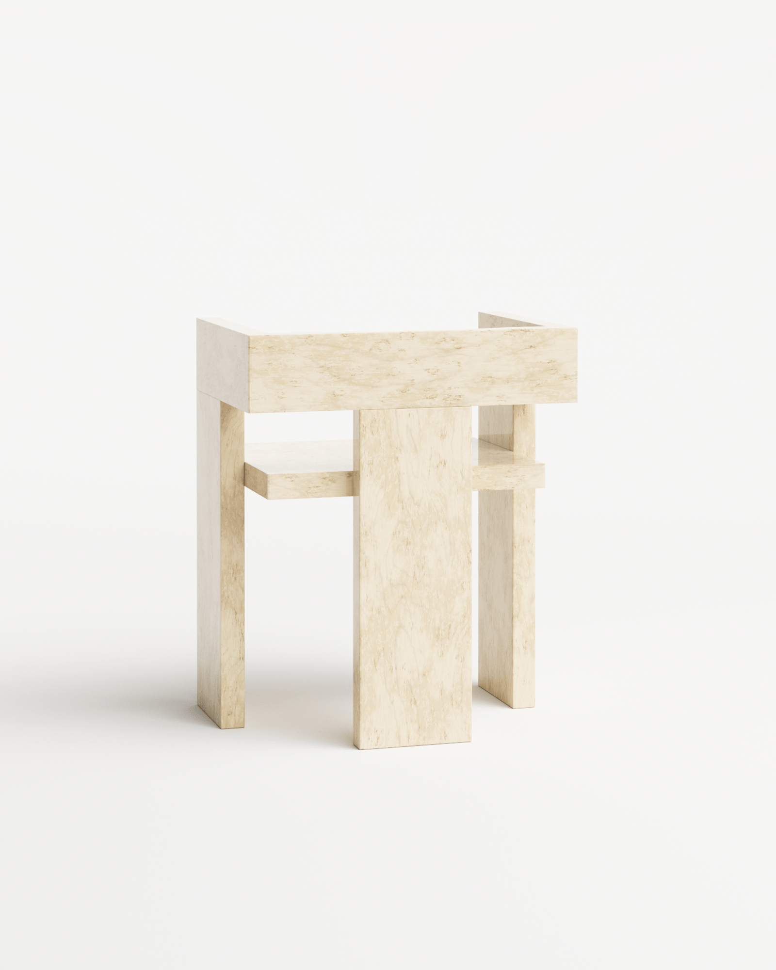 SOFT SOLID by Studioutte, made of Plywood and Burl Wood, Burl Wood version, picture 3