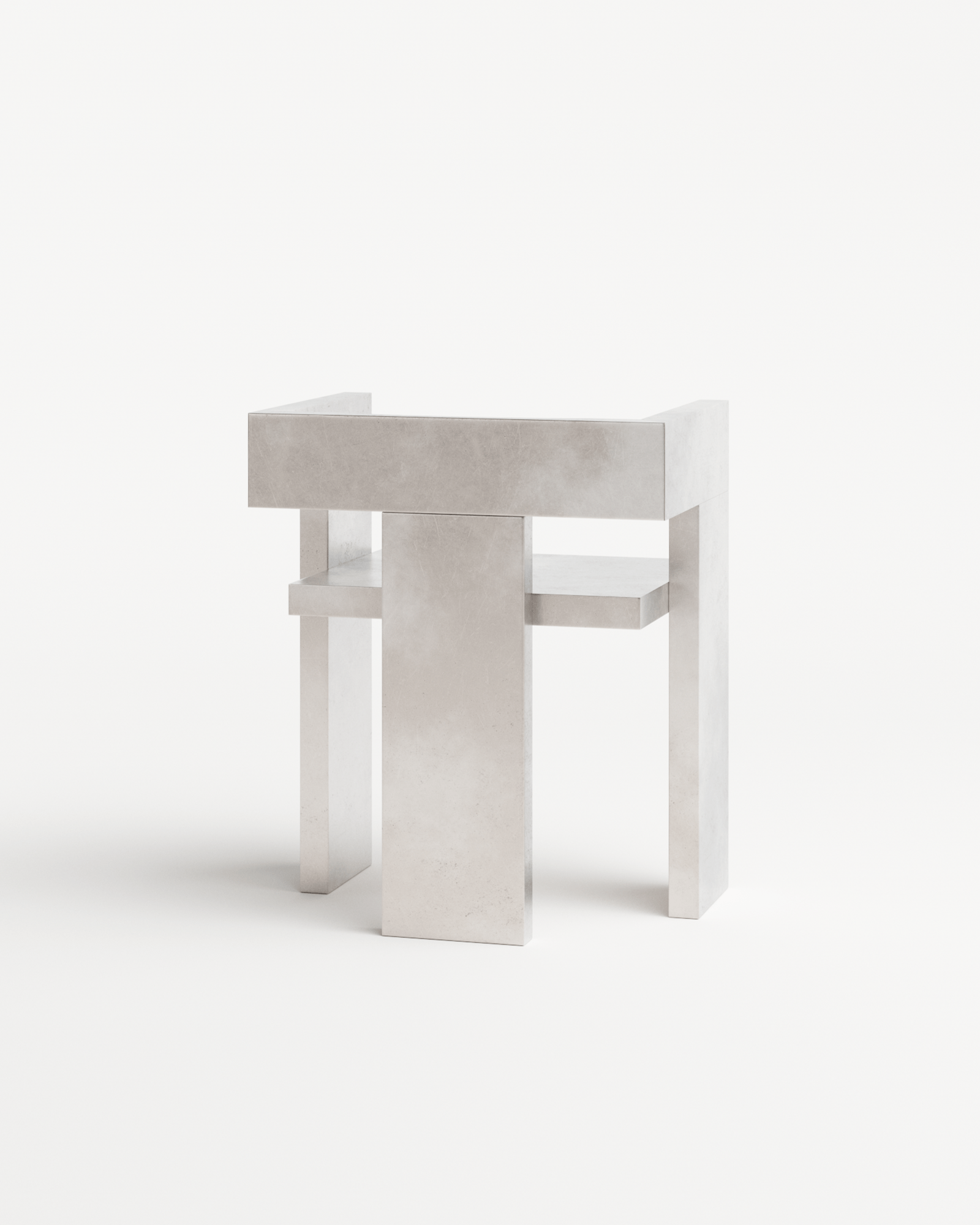 SOFT SOLID by Studioutte, made of Metal and , Pewter version, picture 2