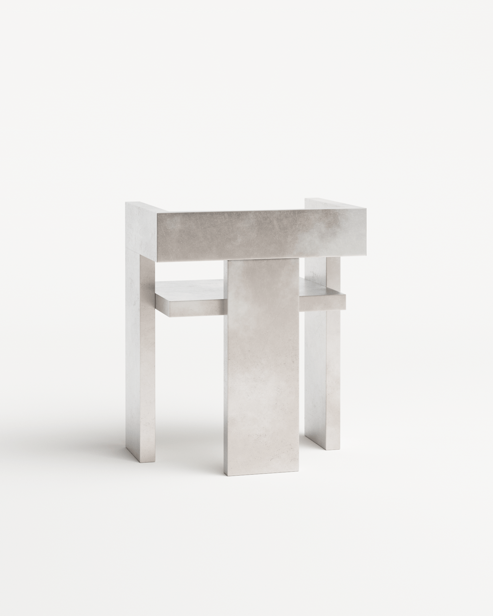 SOFT SOLID by Studioutte, made of Metal and , Pewter version, picture 3
