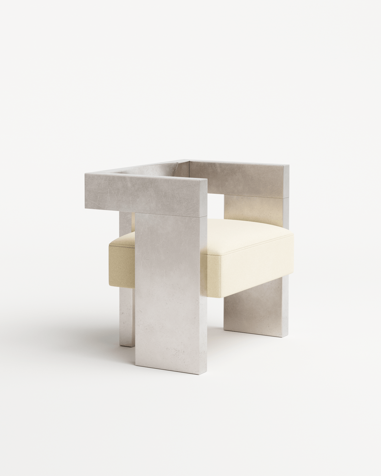 SOFT SOLID by Studioutte, made of Metal and , Pewter version, picture 1