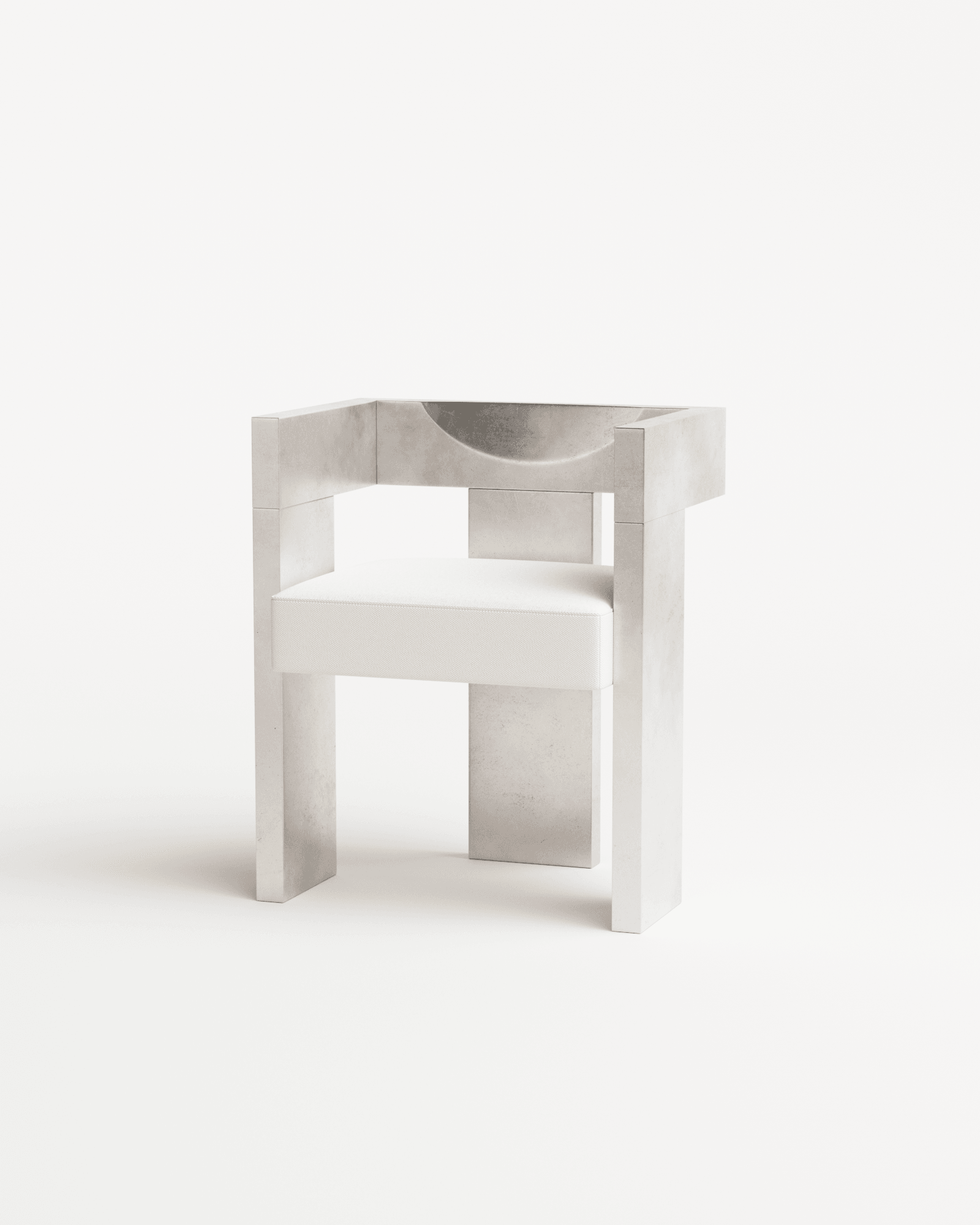 SOFT SOLID by Studioutte, made of Metal and Plywood, Pewter version, picture 4