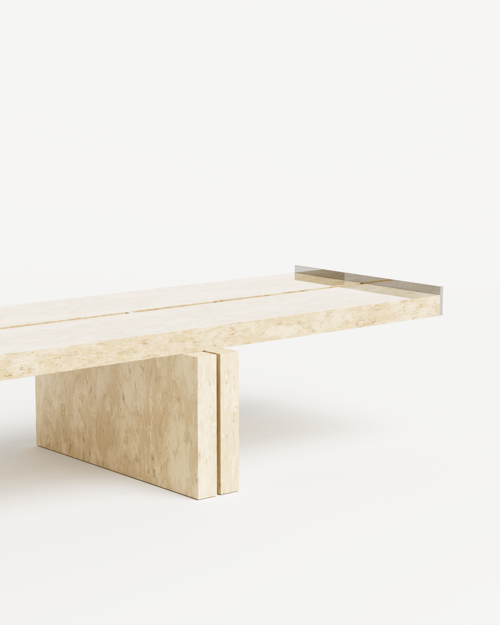 SOFT SOLID by Studioutte, made of Plywood and Burl Wood, Burl Wood version, picture 1