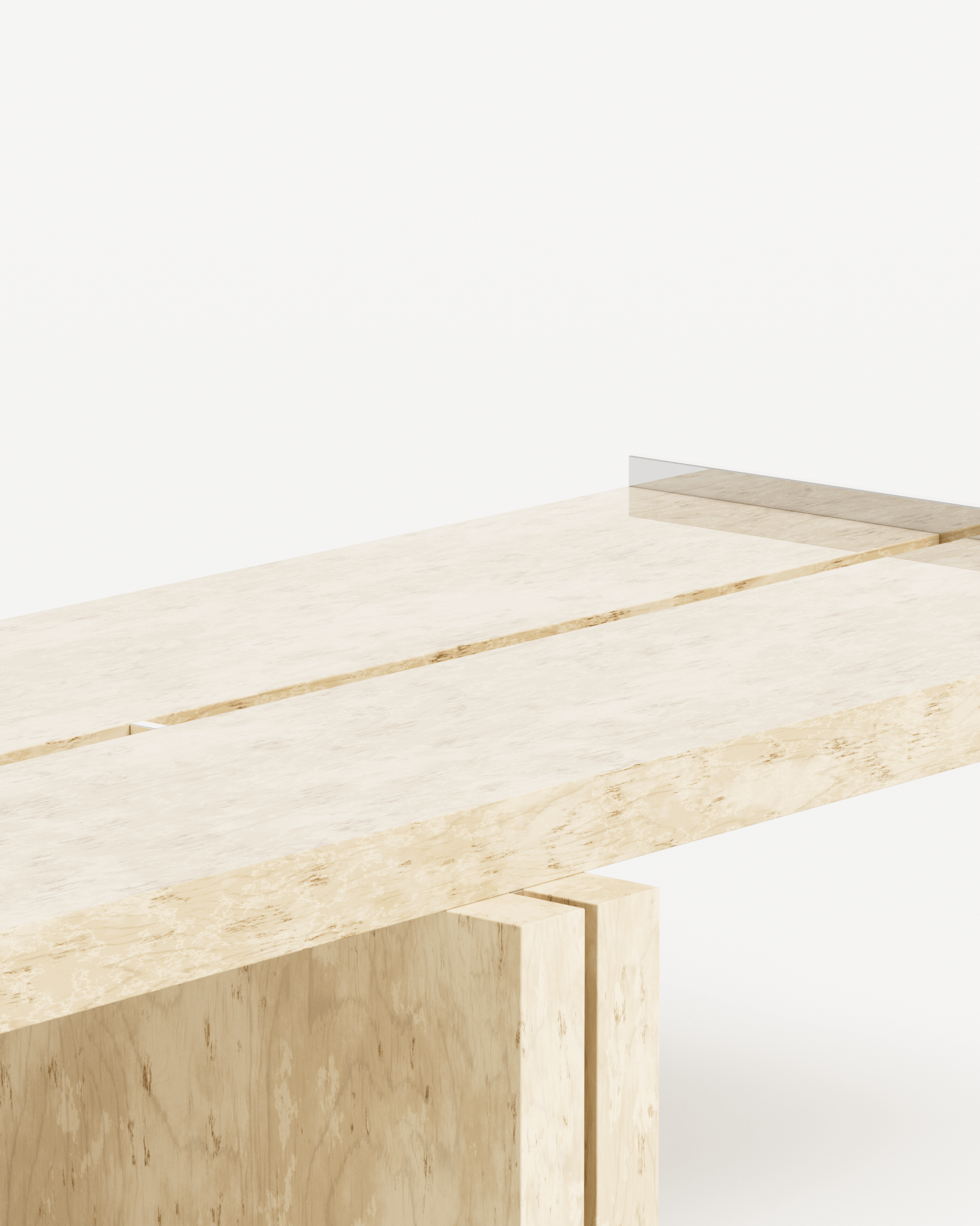 SOFT SOLID by Studioutte, made of Plywood and Burl Wood, Burl Wood version, picture 3