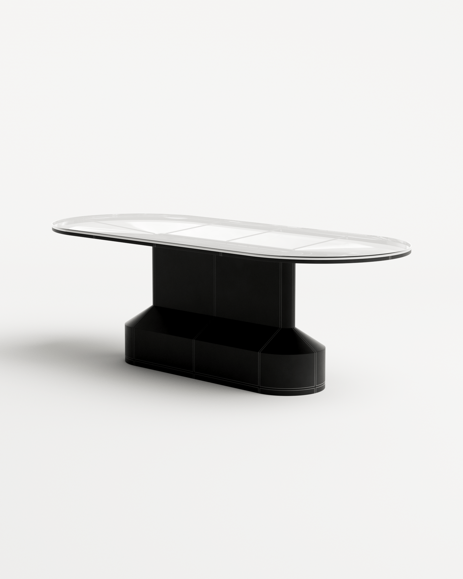Stamp by Christophe Perichon, made of Steel and Leather, Black version, picture 2