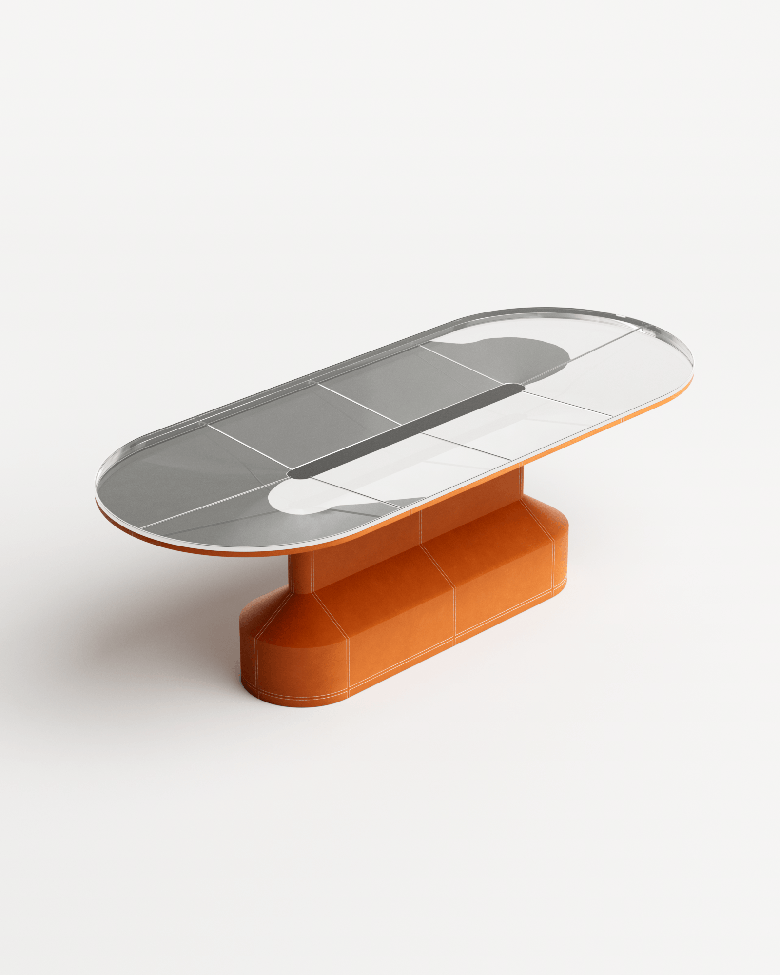 Stamp by Christophe Perichon, made of Steel and Leather, Brown version, picture 3