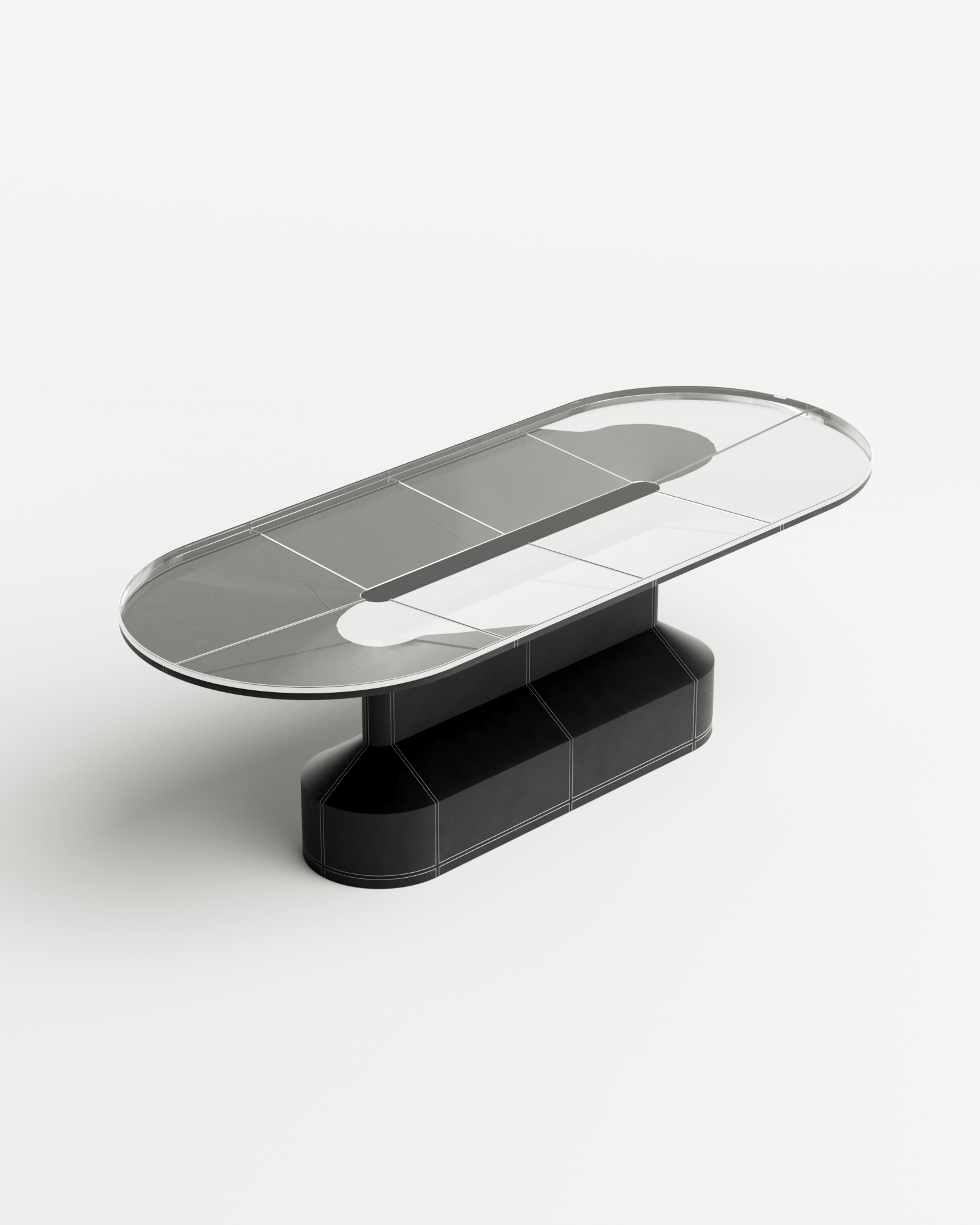 Stamp by Christophe Perichon, made of Steel and Leather, Black version, picture 3