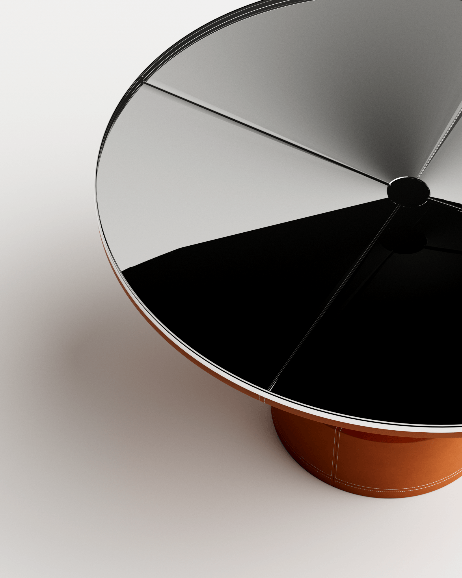 Stamp by Christophe Perichon, made of Steel and Leather, Brown version, picture 2