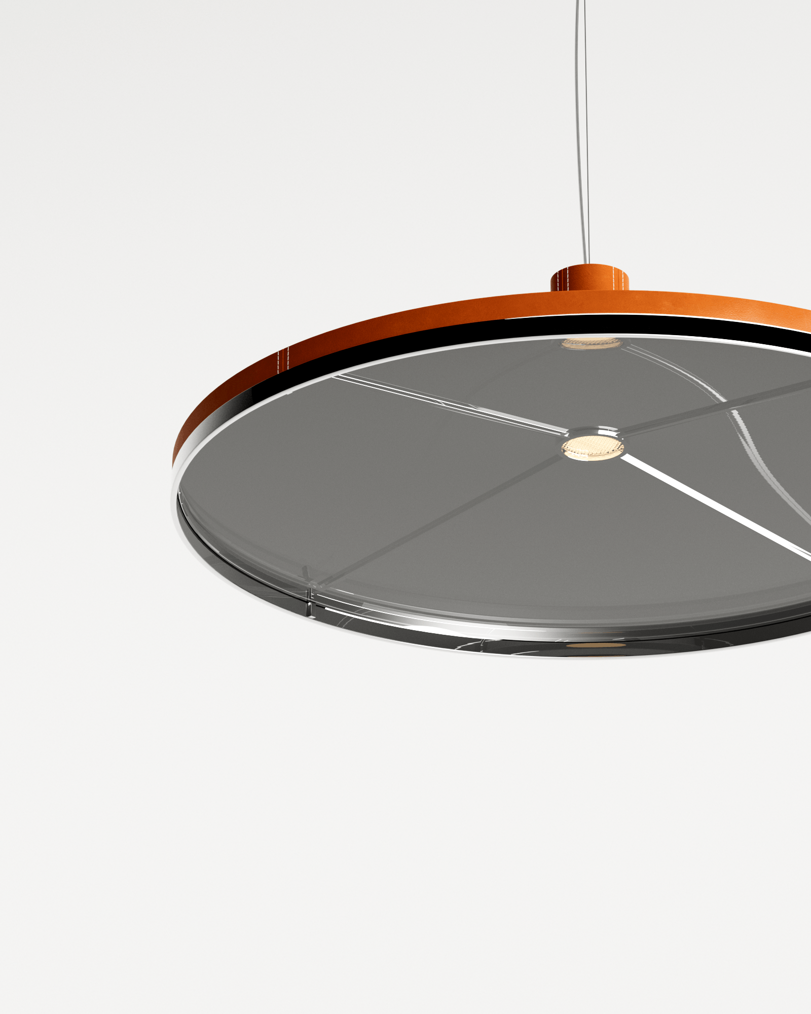 Stamp by Christophe Perichon, made of Steel and Leather, Brown version, picture 2