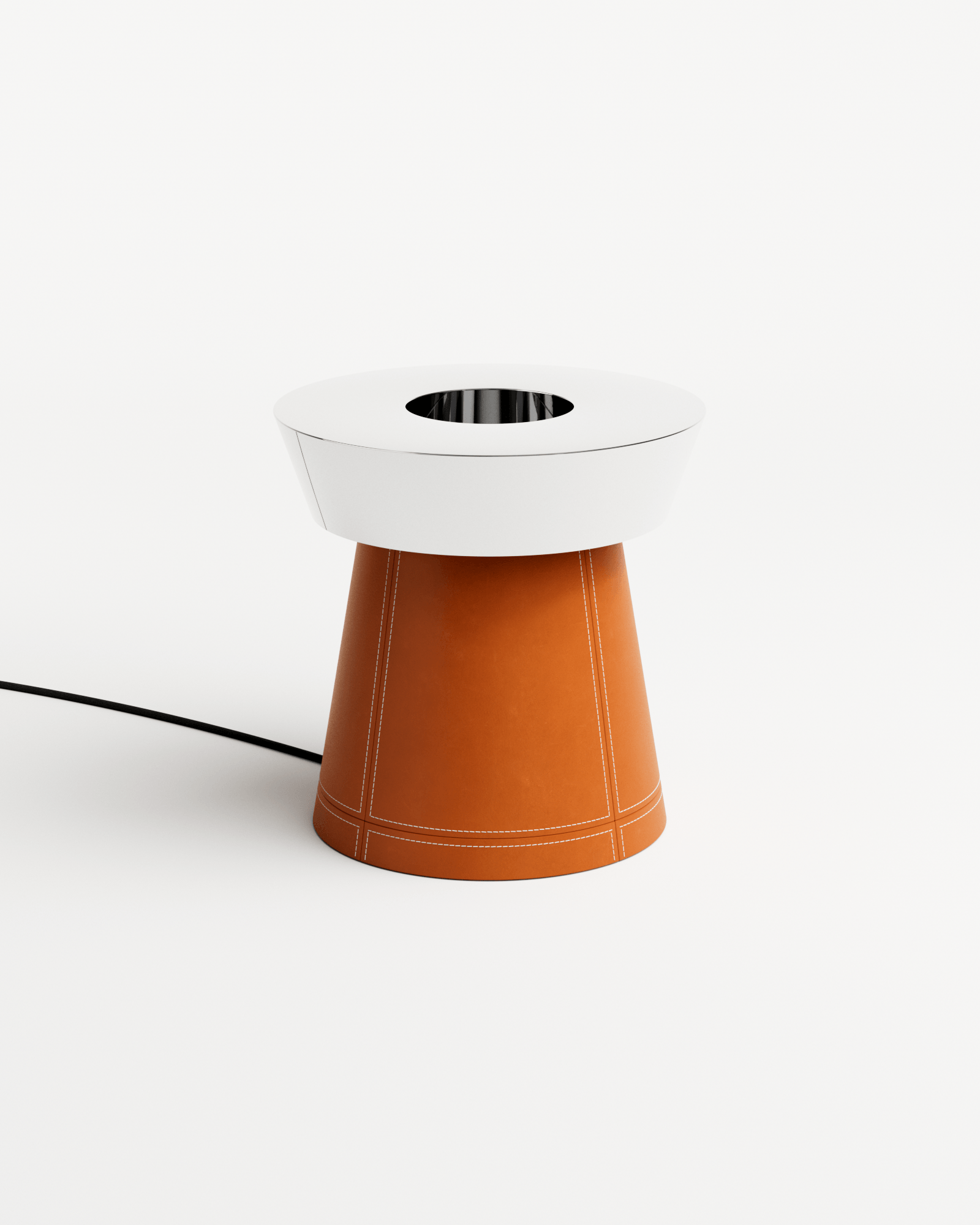 Stamp by Christophe Perichon, made of Steel and Leather, Brown version, picture 2