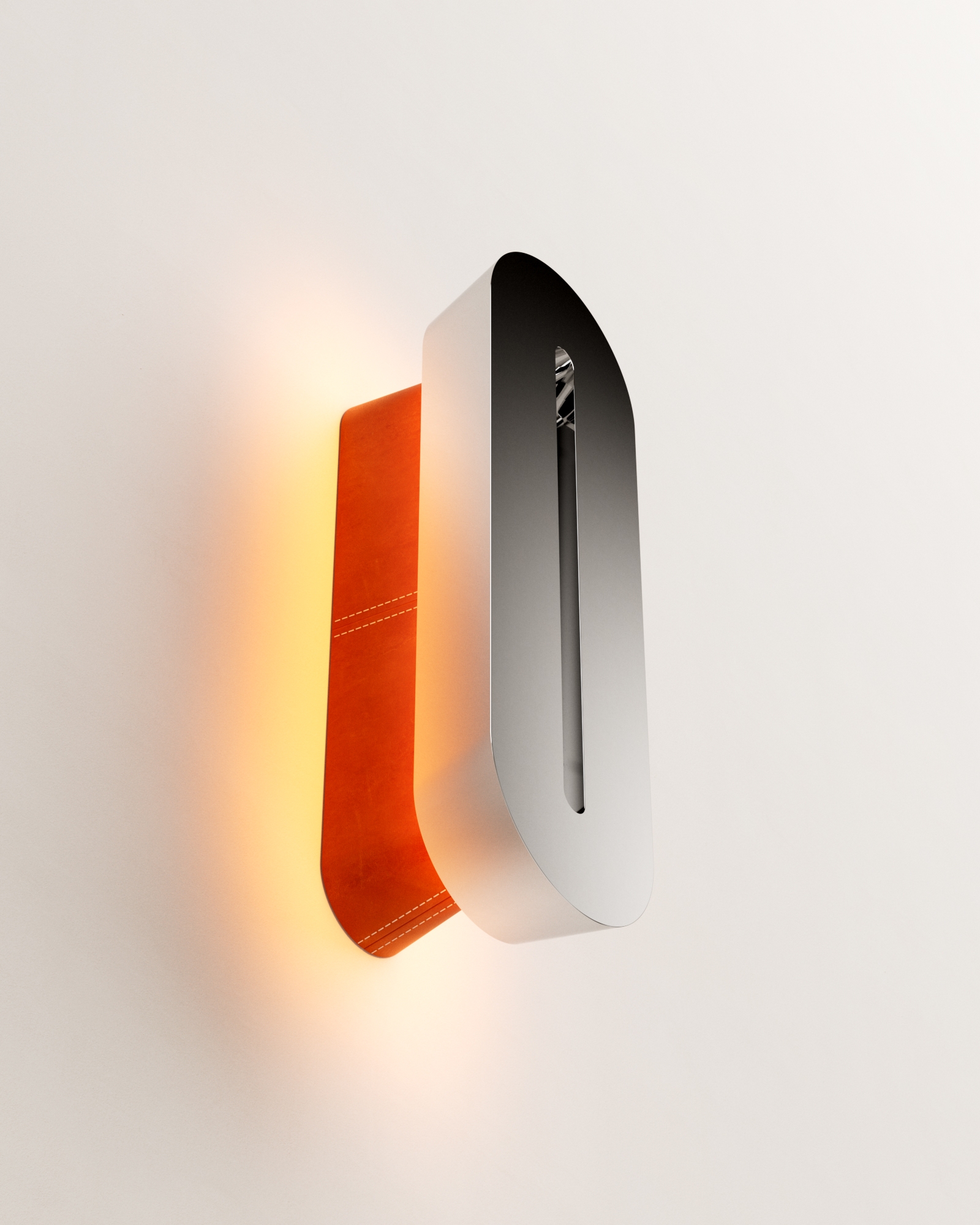 Stamp by Christophe Perichon, made of Steel and Leather, Brown version, picture 6