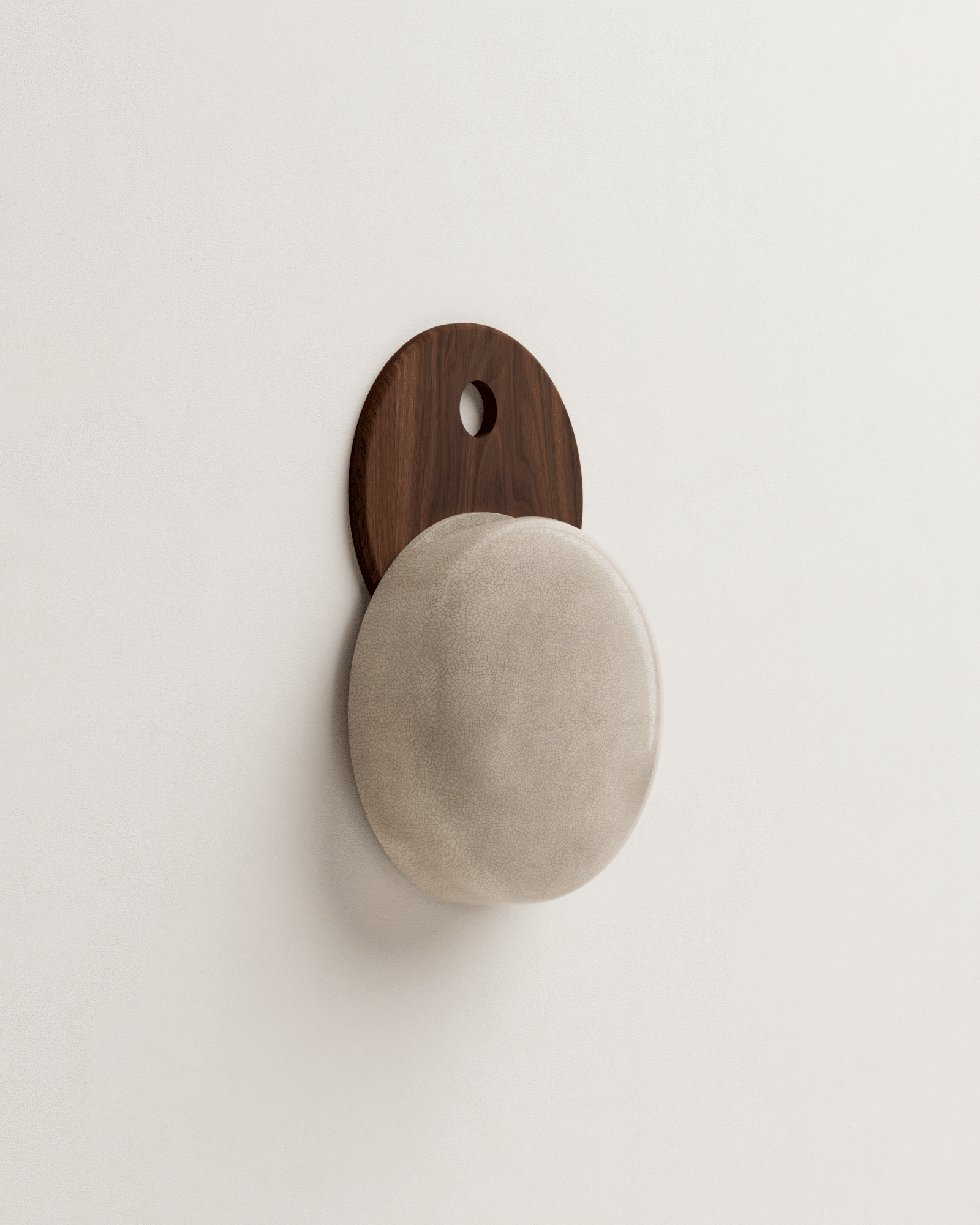 Stellar by Johanna de Clisson - Hiromi, made of Wood and Enamel, Beige version, picture 4