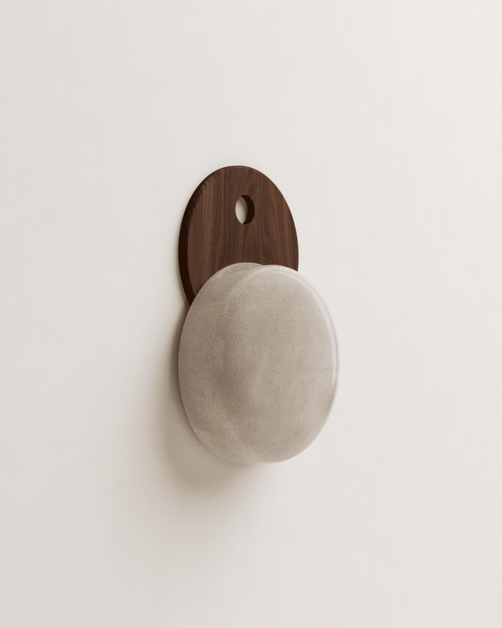 Stellar by Johanna de Clisson - Hiromi, made of Wood and Enamel, Beige version, picture 4