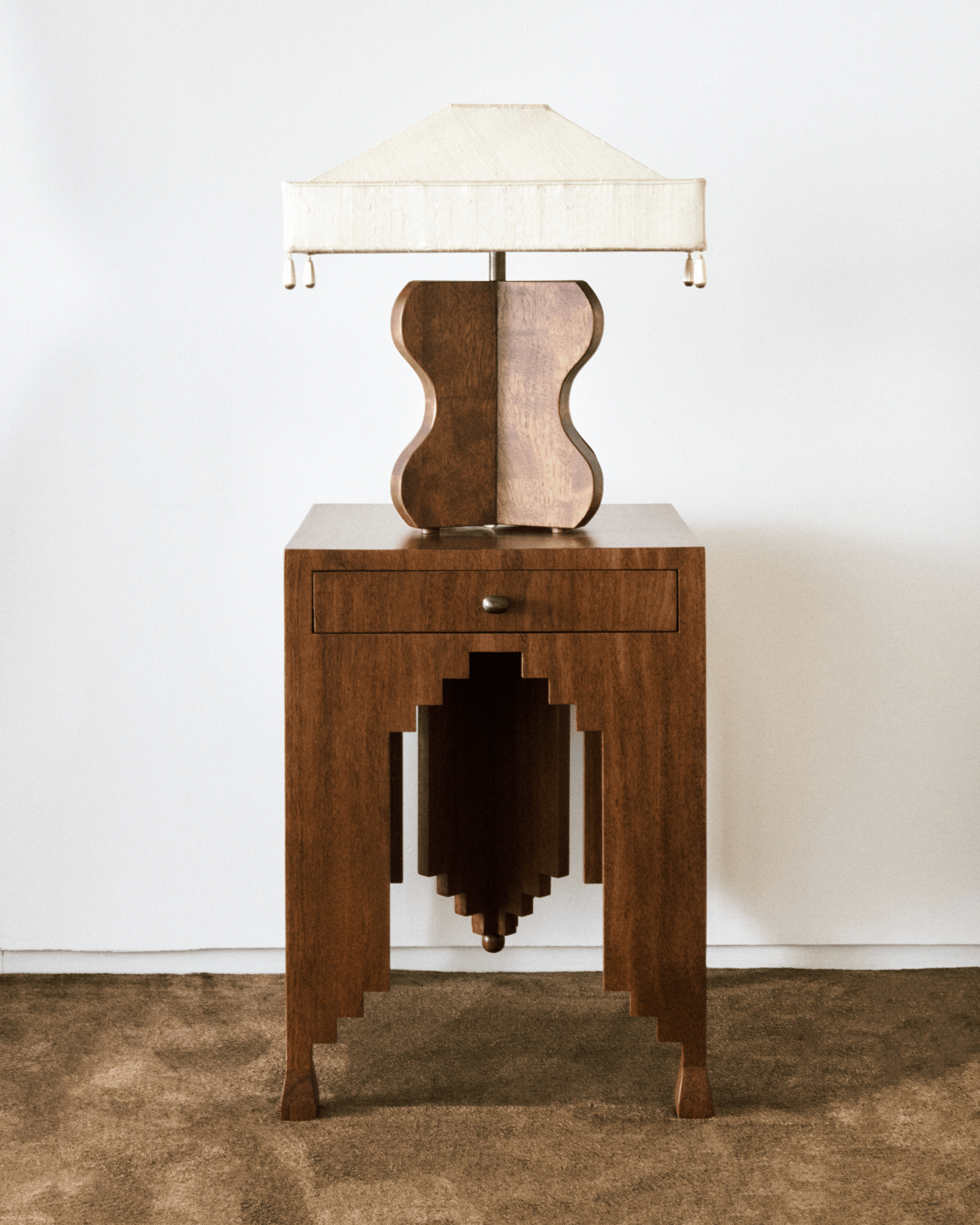 Ebur Editions by Studio Ebur, made of Silk and Wood, Sucupira Wood version, picture 2