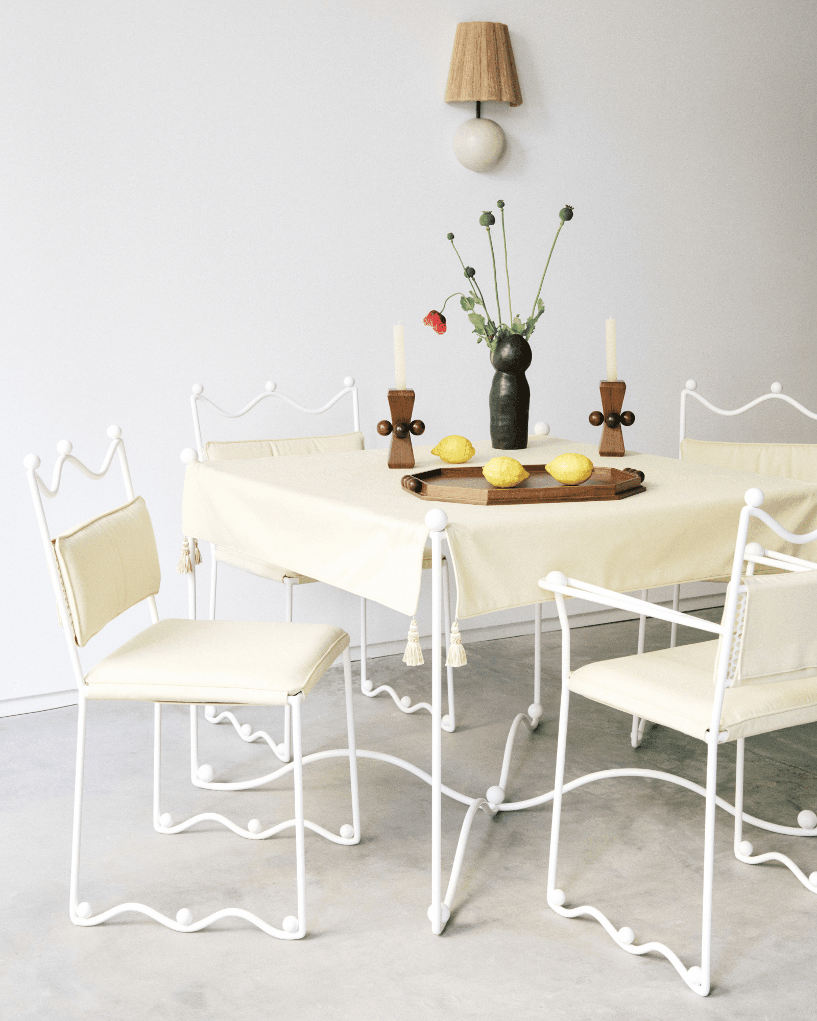 Ebur Editions by Studio Ebur, made of Iron and Linen, Wrought Iron version, picture 2