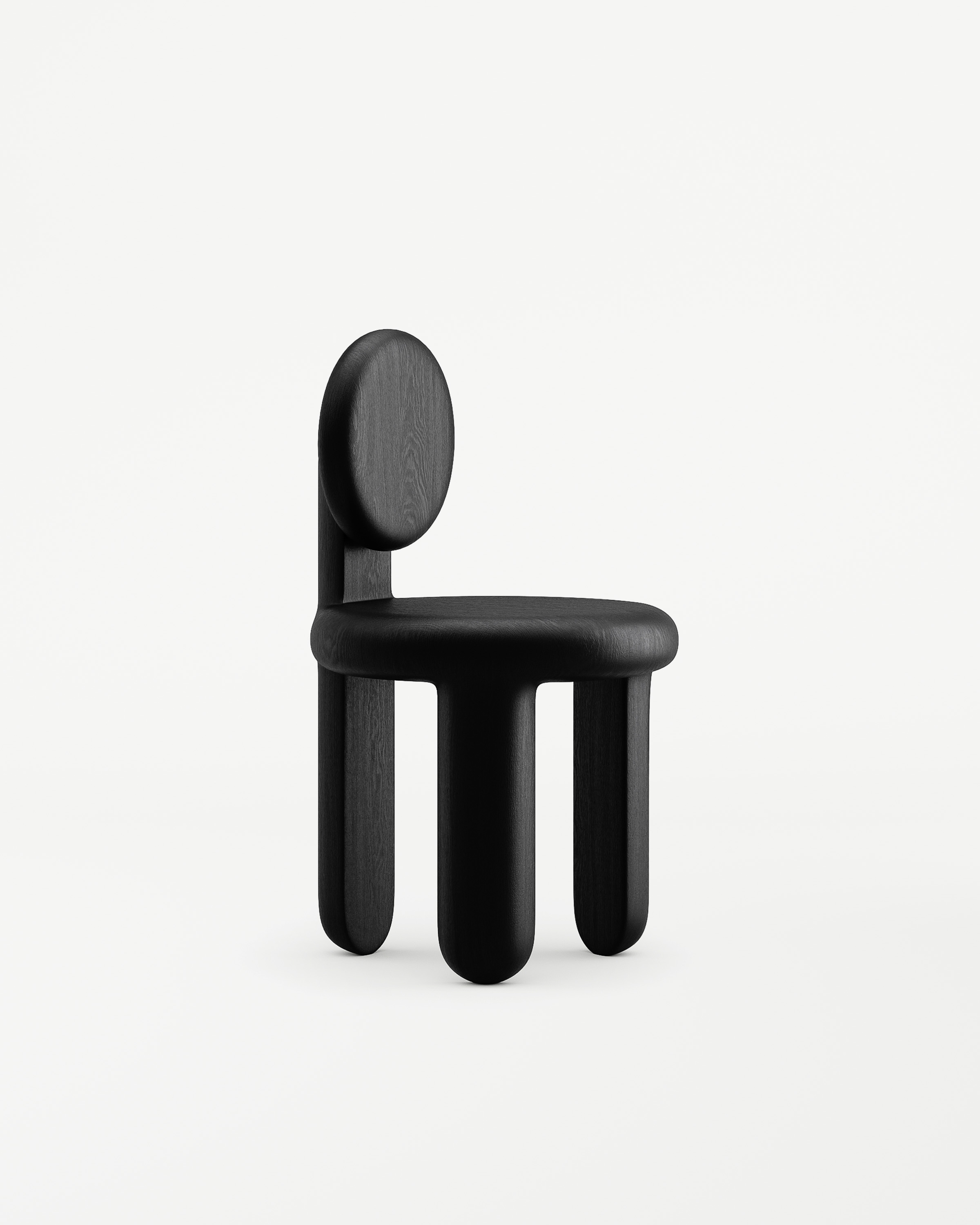 The Lamb by Vova Naumov, made of Wood and , Black version, picture 1