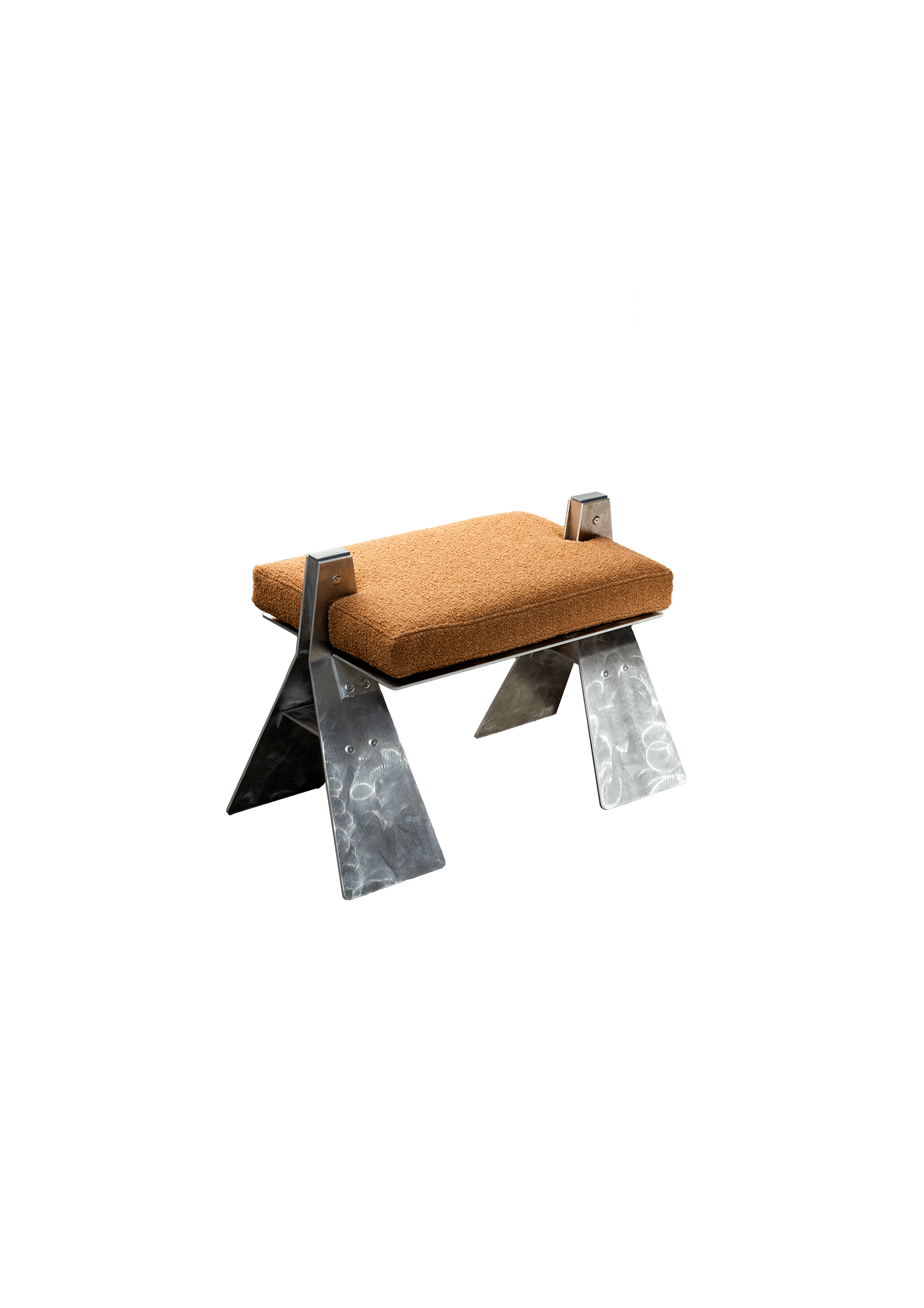 Camel Stool by Tom Ducarouge - sculptural stool, arched curved form, Tom Ducarouge Collection