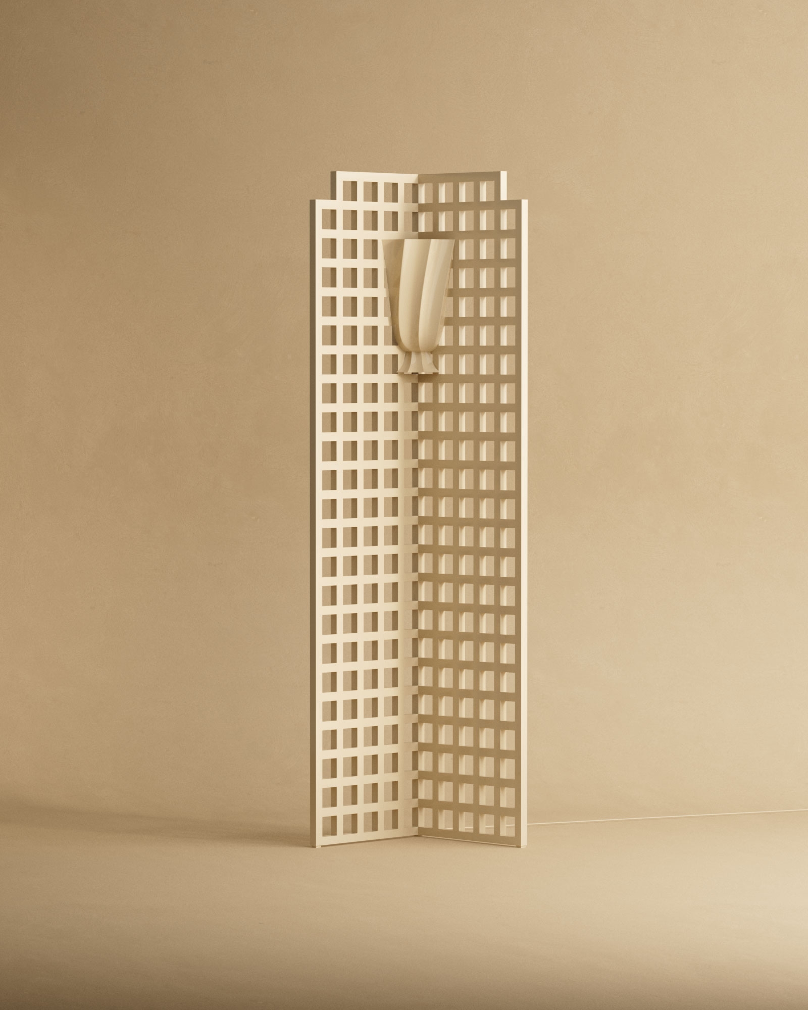 Paravent Floor Lamp, Trama, Haddou-Dufourcq 05